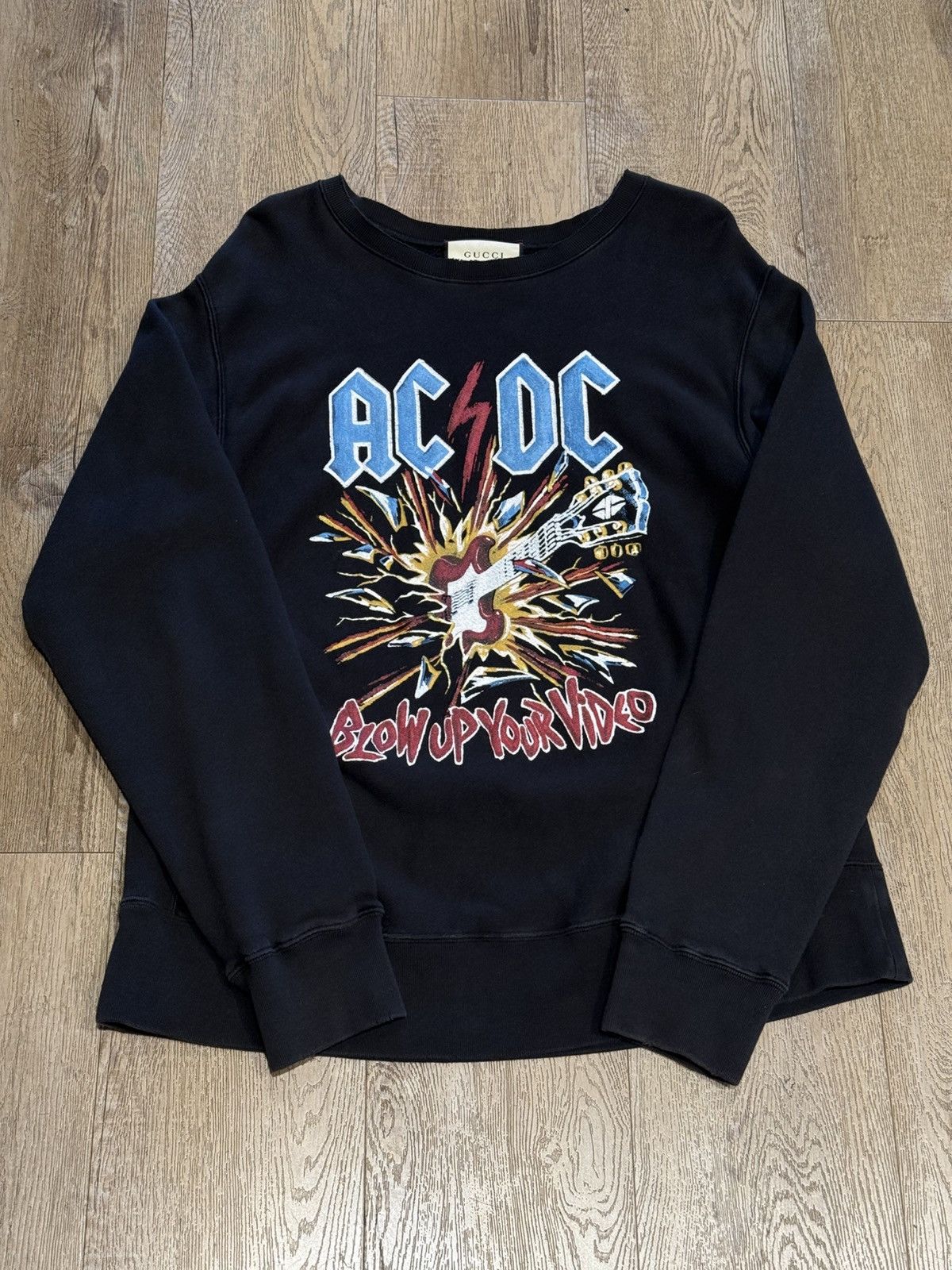 Gucci ACDC “Blow up Your Video” Sweatshirt