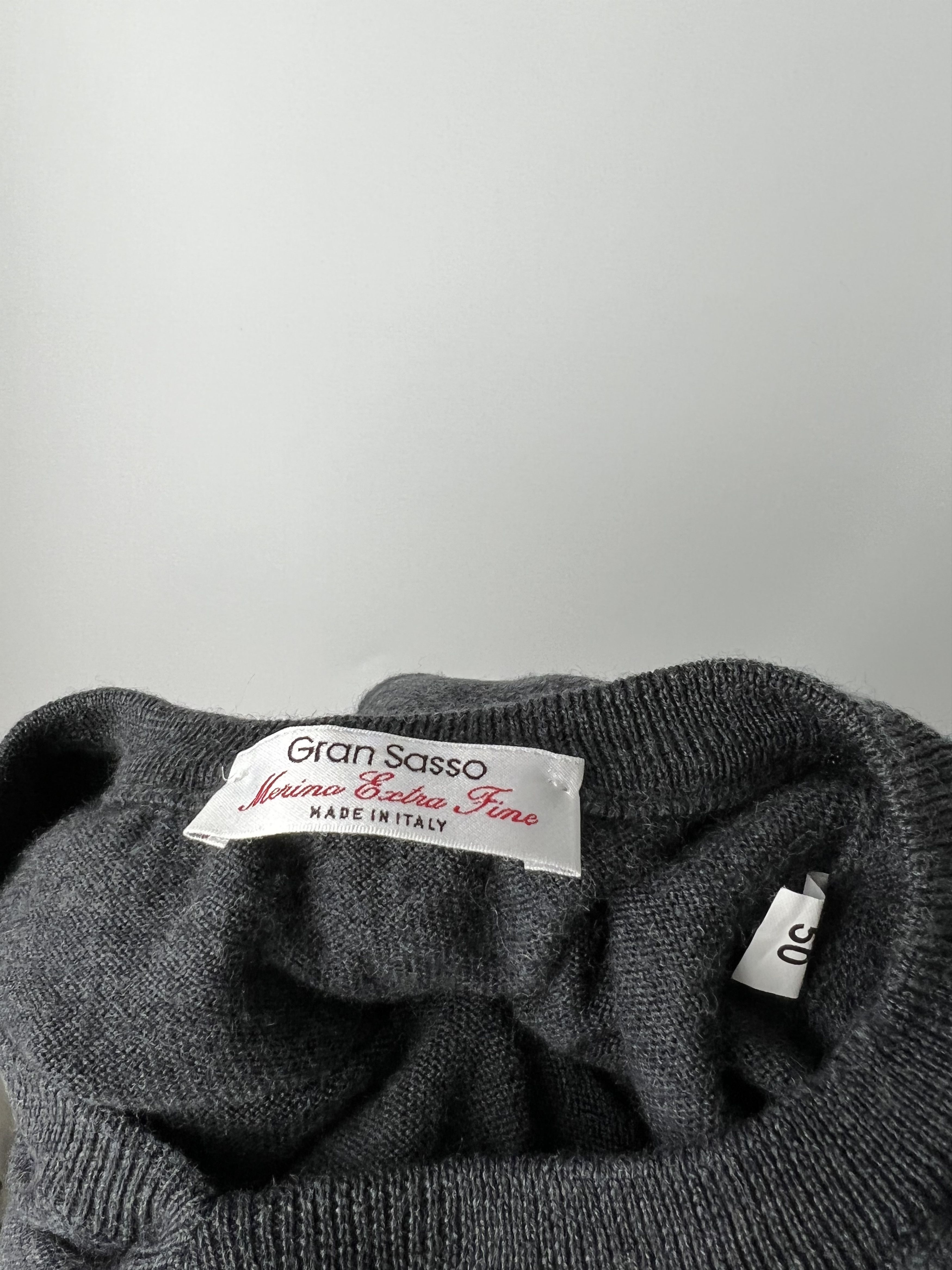 Gran Sasso Gran Sasso Men's Gray Wool Vest Size IT 50 Size US M / EU 48-50 / 2 - 4 Thumbnail
