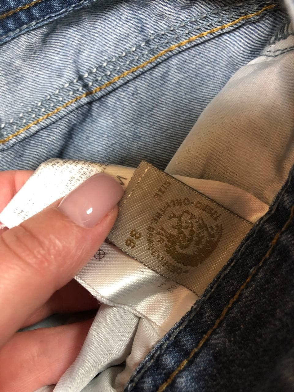 Diesel × Japanese Brand Crazy Crash Dirty Baggy Faded Jean Japan Avant Garde Style Size US 36 / EU 52 - 19 Thumbnail