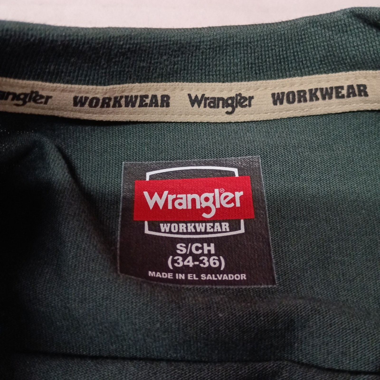 Wrangler Wrangler Pen Pocket Tee Men's S (34-36) Green Relaxed Fit Size US S / EU 44-46 / 1 - 5 Thumbnail