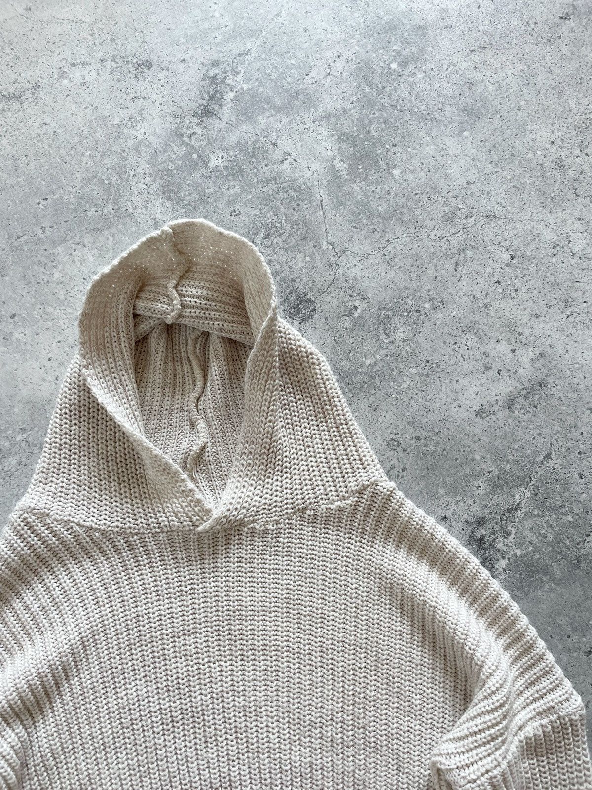 Diesel Diesel Black Gold Distressed Knitted Oversize Hoodie Size M / US 6-8 / IT 42-44 - 9 Thumbnail