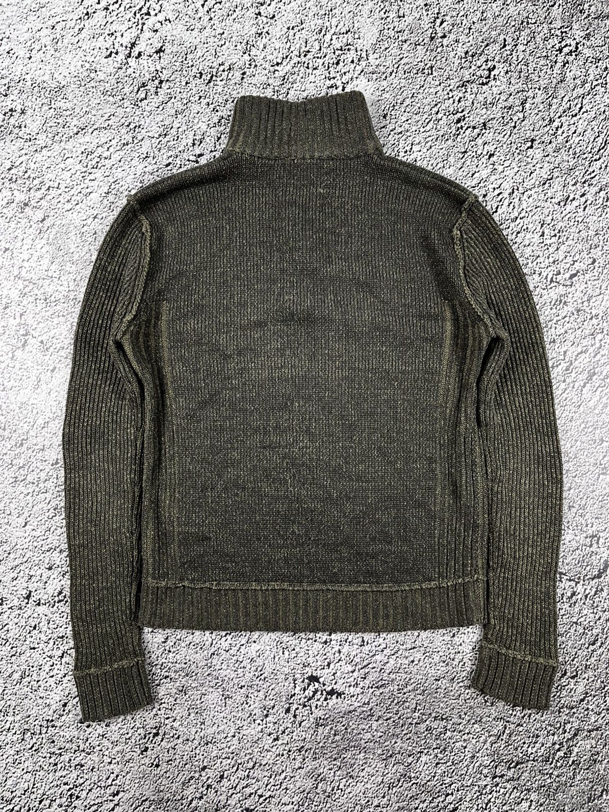 Vintage Vintage Y2K ribbed 1/4 sweater 00s oldmoney streetwear Size US S / EU 44-46 / 1 - 8 Thumbnail