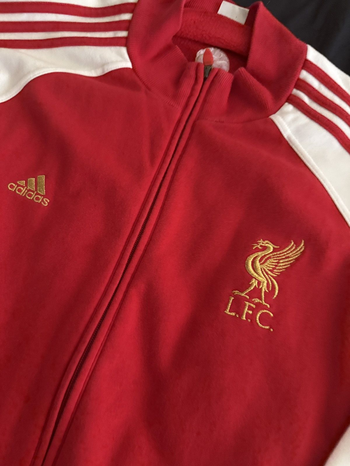 Adidas Adidas Y2K Liverpool zip up sweater size XL Size US XL / EU 56 / 4 - 2 Thumbnail