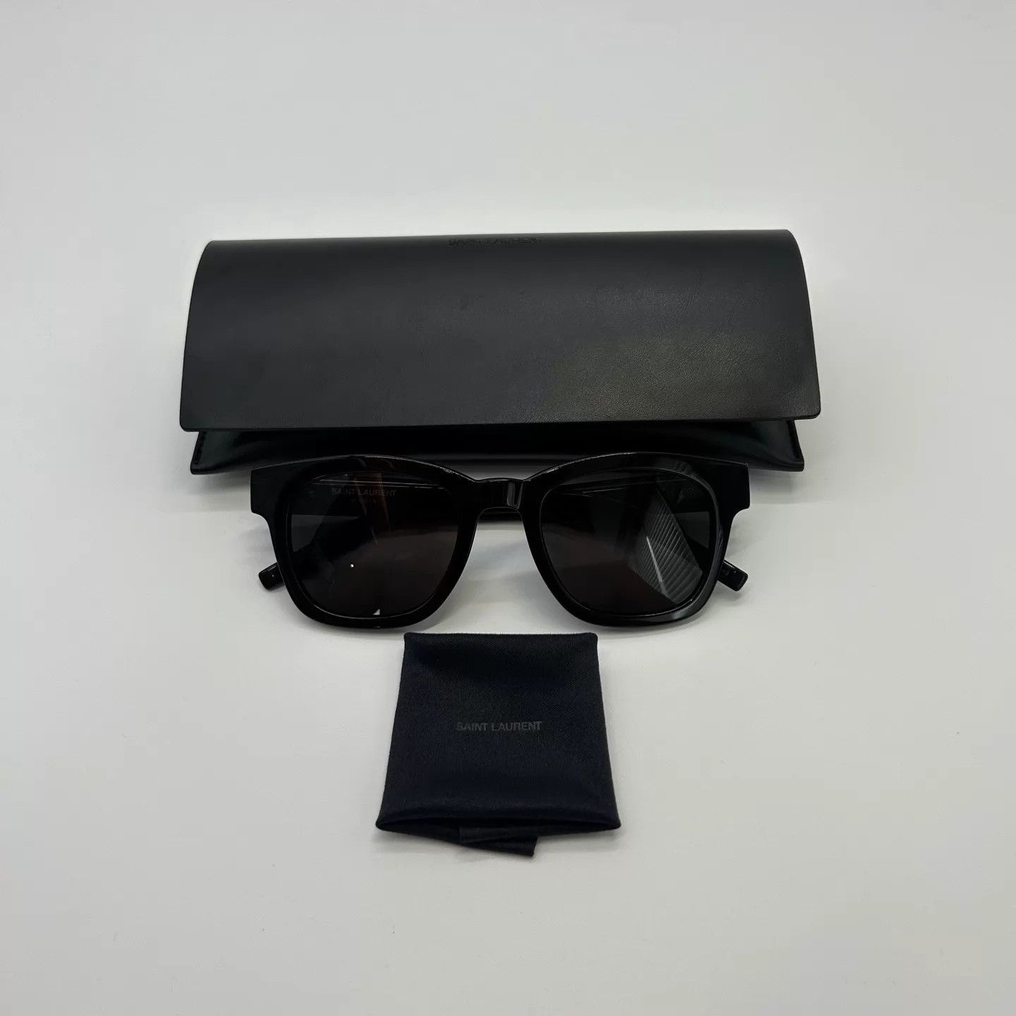 Yves Saint Laurent YSL Irregular Logo Sunglasses Rosé HB6950 Size ONE SIZE - 5 Thumbnail