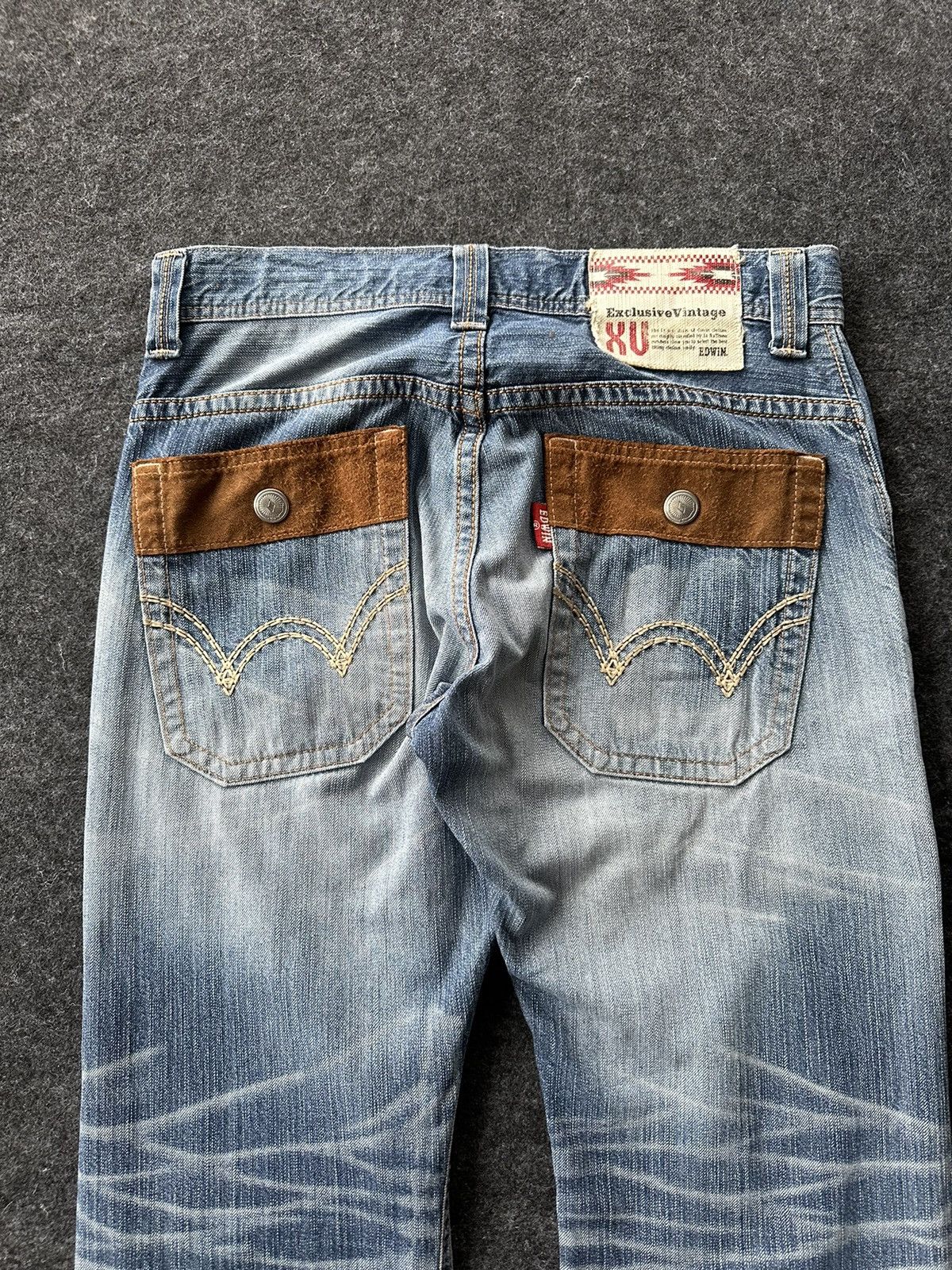 Edwin Vtg 90s Edwin 413Xvs Bushpant 6 Pocket Denim 32x32 D441 Size US 32 / EU 48 - 5 Thumbnail