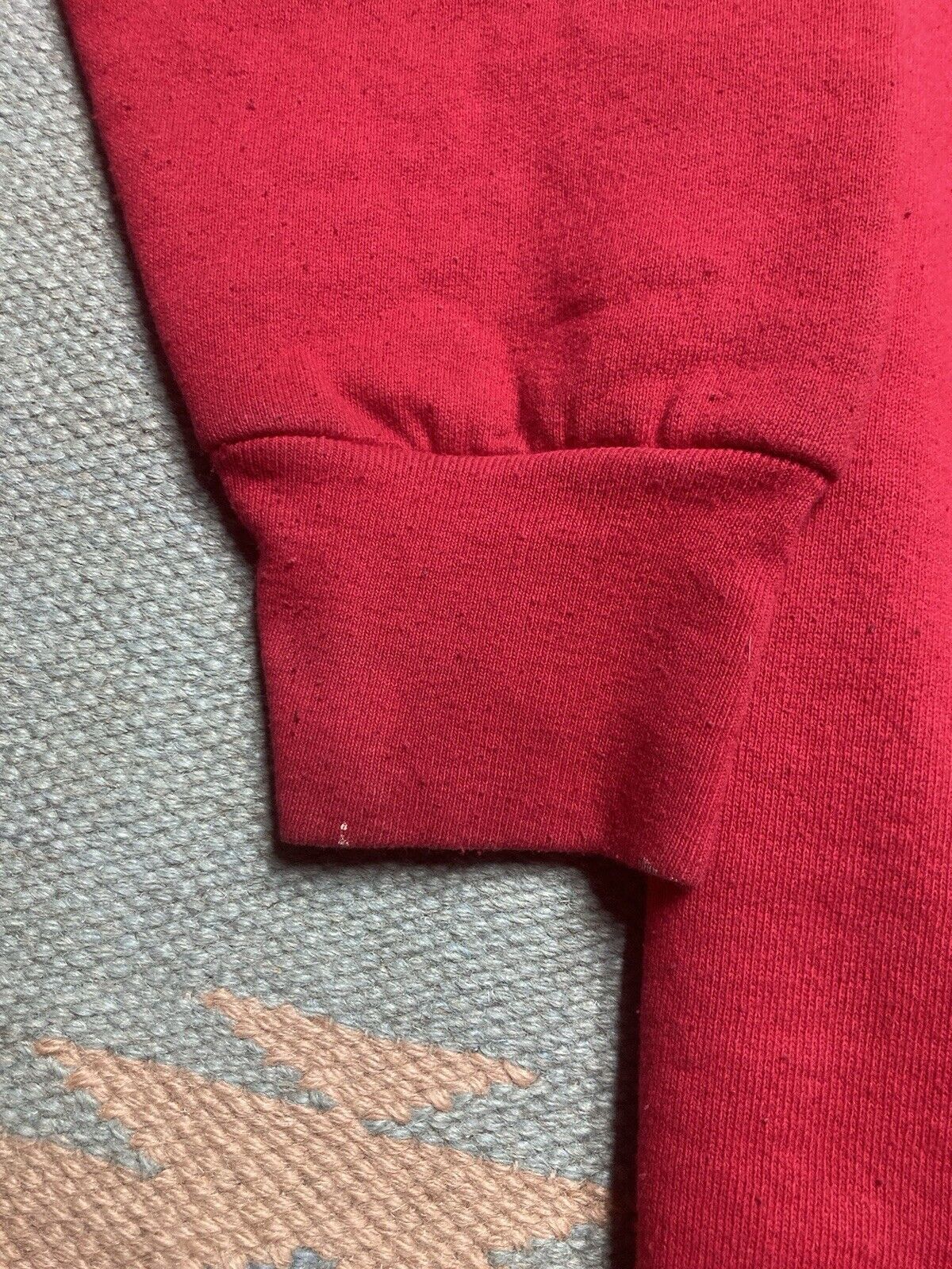 Vintage 80s sweatshirt pro spirit blank red plain USA large tall Size US L / EU 52-54 / 3 - 2 Thumbnail