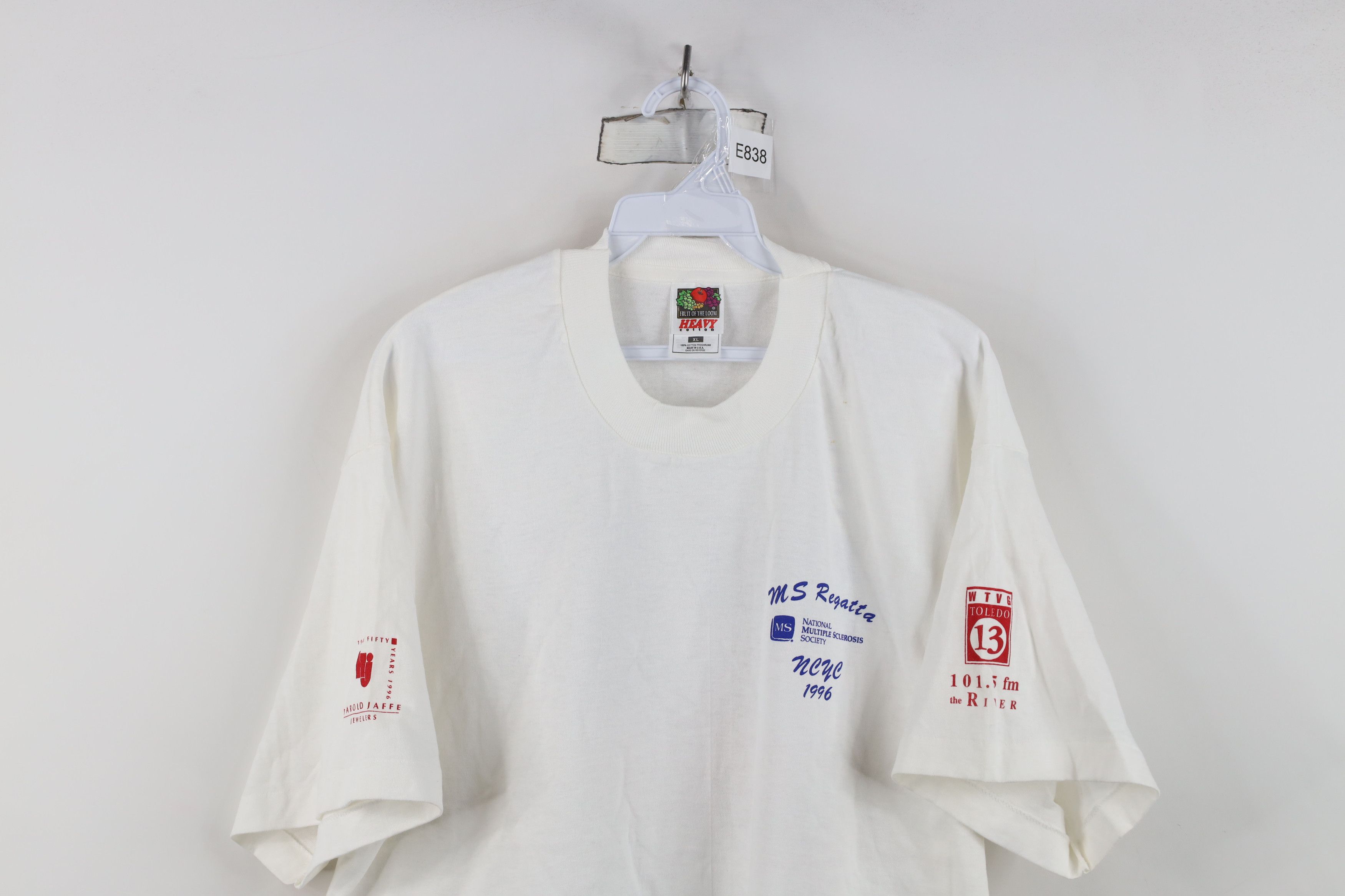 Vintage Vintage 90s 1996 Sclerosis MS Regatta Boat T-Shirt USA Size US XL / EU 56 / 4 - 2 Thumbnail