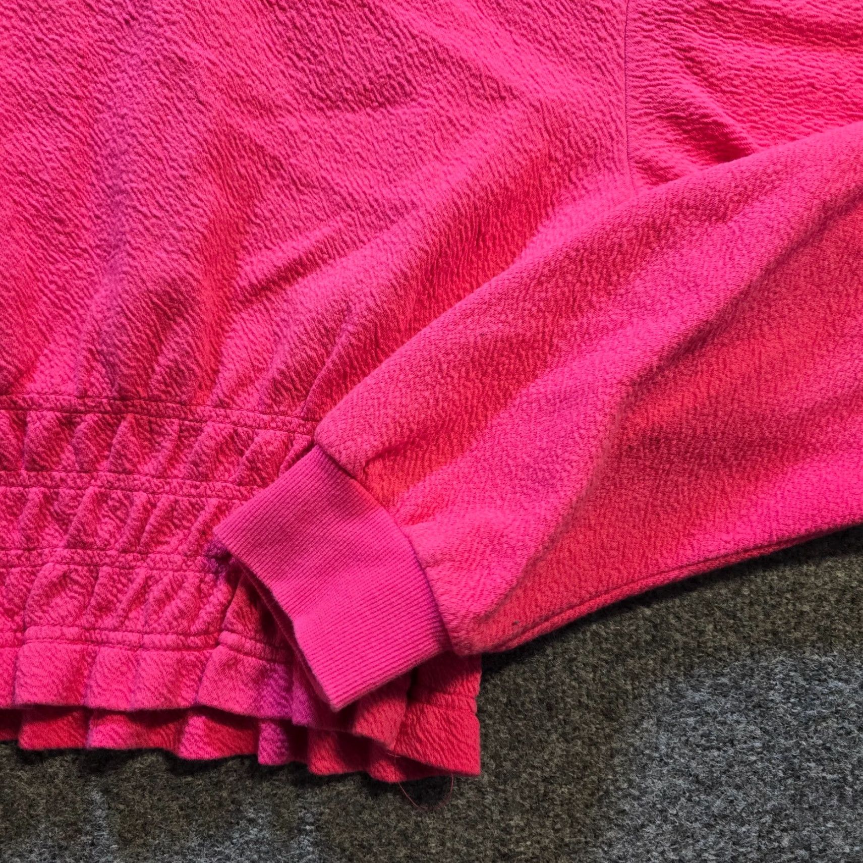 Vintage Maeve Sweater Women XL Pink Long Sleeve Crew Neck Shirred Pullover Casual Capsule Anthro Size XL / US 12-14 / IT 48-50 - 3 Thumbnail