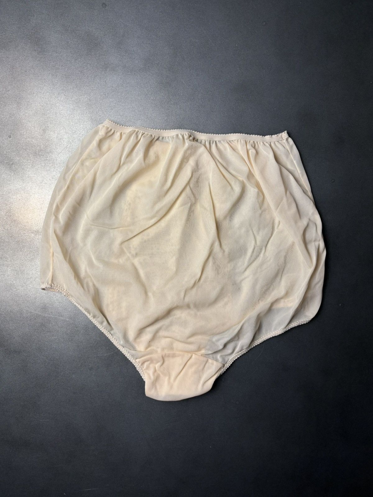 Marks & Spencer × Vintage 1960s Lace Trim Granny Panties Vintage St. Michaels High Wai Size ONE SIZE - 3 Thumbnail