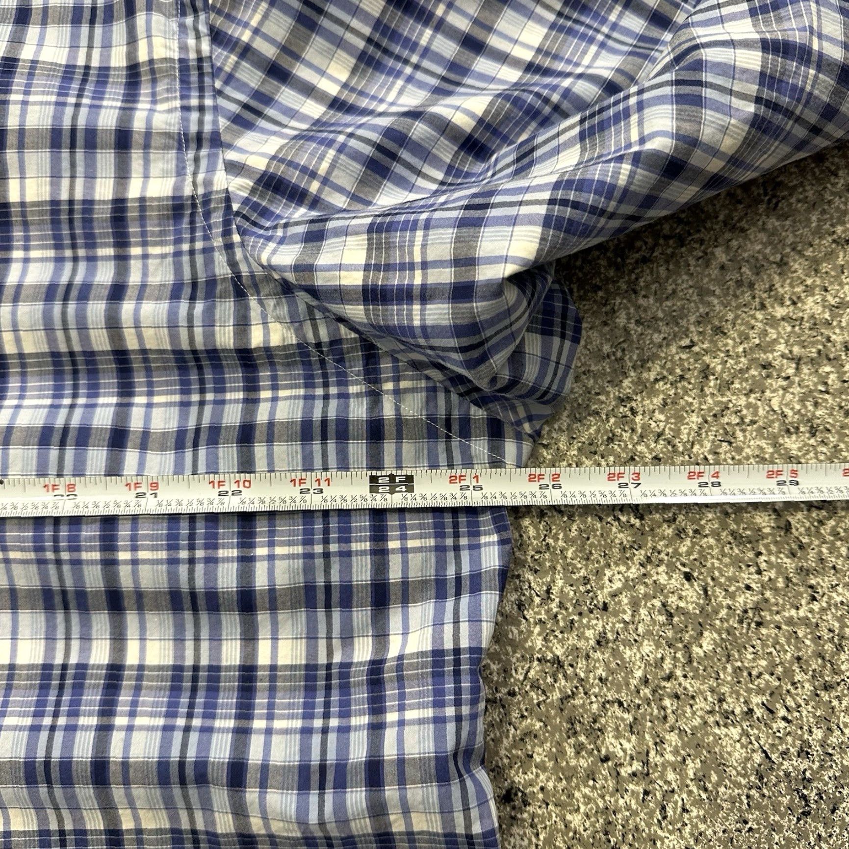 Ralph Lauren Ralph Lauren Shirt Mens XL Long Sleeve Button-Down Plaid Blue White Size US XL / EU 56 / 4 - 5 Thumbnail