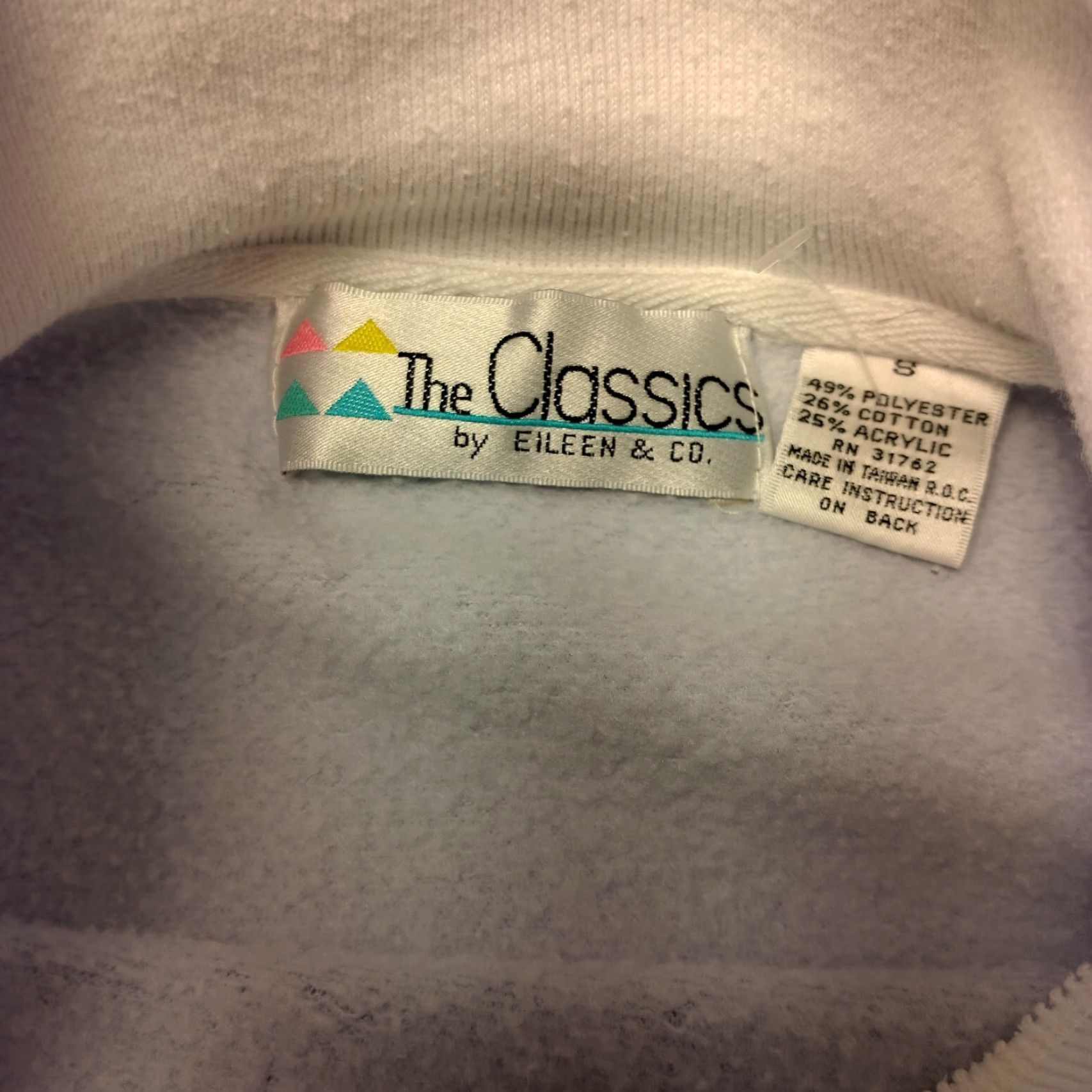 CO The Classics by Eileen & Co. Penguin Sweatshirt Shirt Blue S Womens Regular KnIT Front Collared Long Sleeve Vintage Subtle Bird Nature Ocean Wall Art Size S / US 4 / IT 40 - 5 Thumbnail