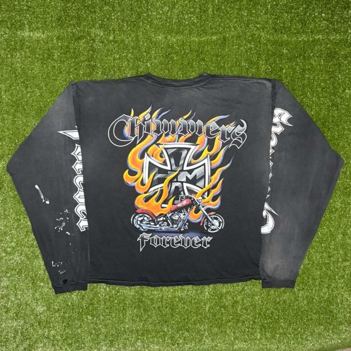 HMDD HMDD Ghost Rider Long Sleeve T-Shirt Size US L / EU 52-54 / 3 - 3 Thumbnail