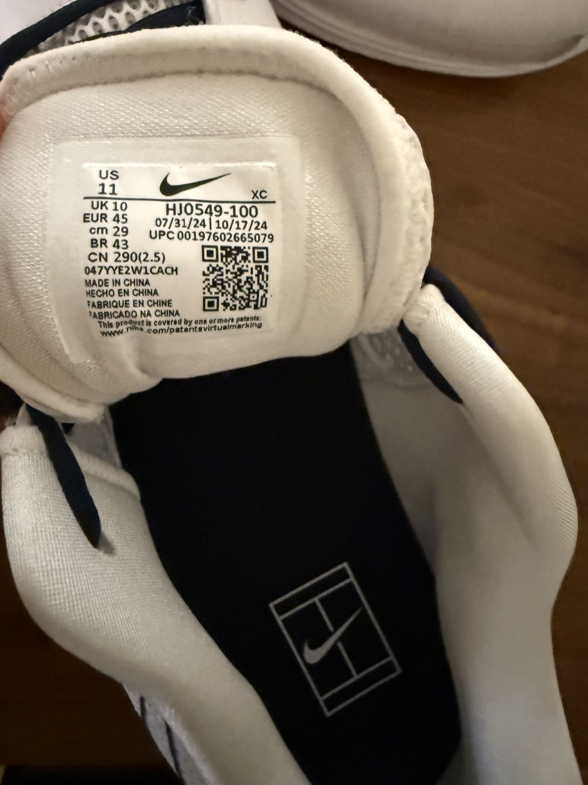 Nike Nike Vapor 12 Hypersmash Tennis Shoes Sneakers Men's Size 11 Size US 11 / EU 44 - 8 Thumbnail