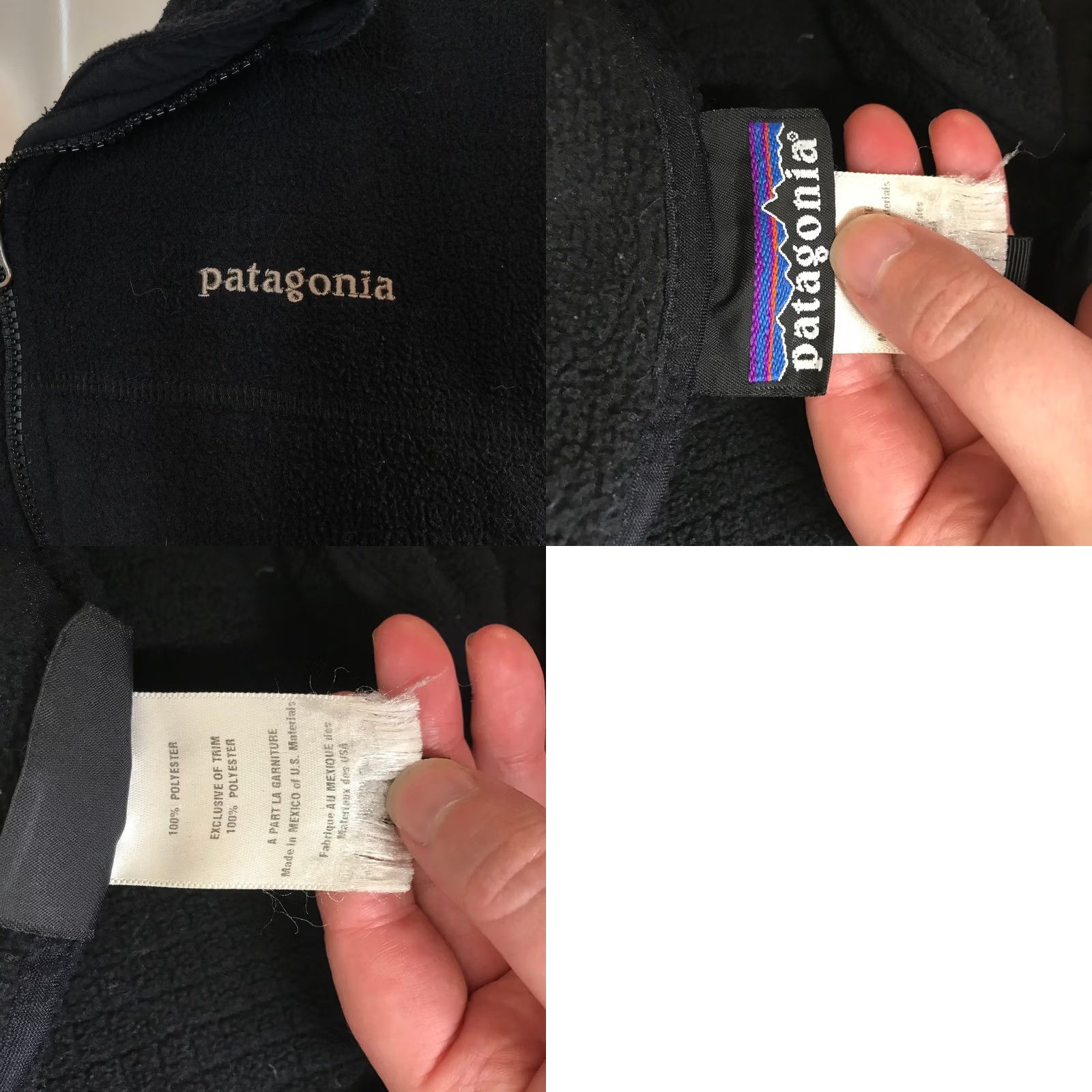 Patagonia Patagonia Regulator R Fleece Jacket Mens Black Full Zip Outdoor Hiking Mid Layer Jacket Size US M / EU 48-50 / 2 - 8 Thumbnail