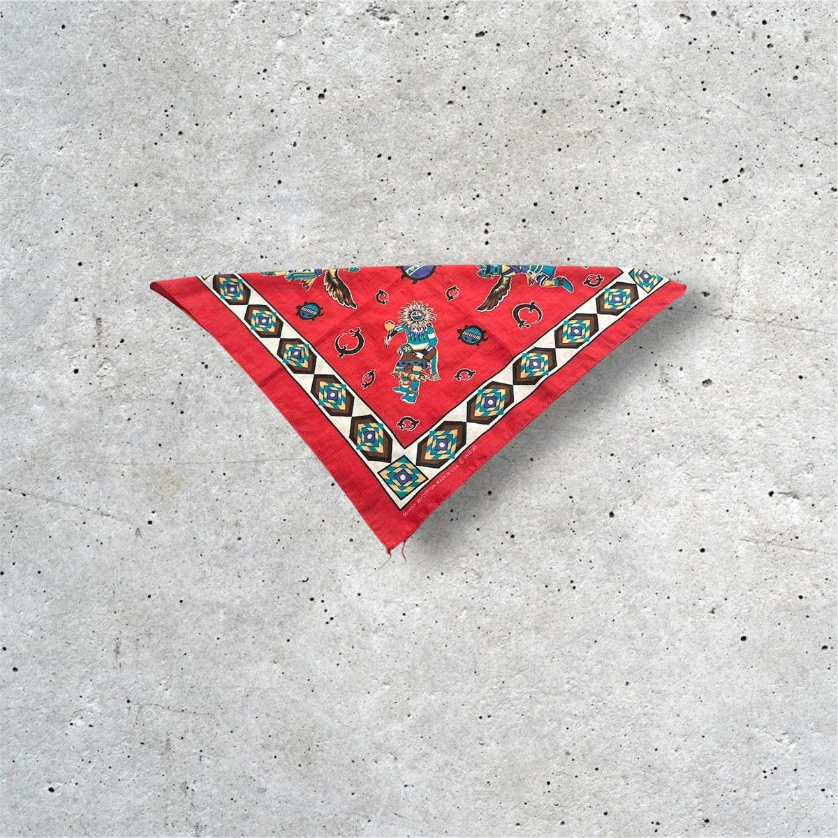 Native × Vintage Native American southwestern Wild rag bandana Size ONE SIZE - 2 Thumbnail