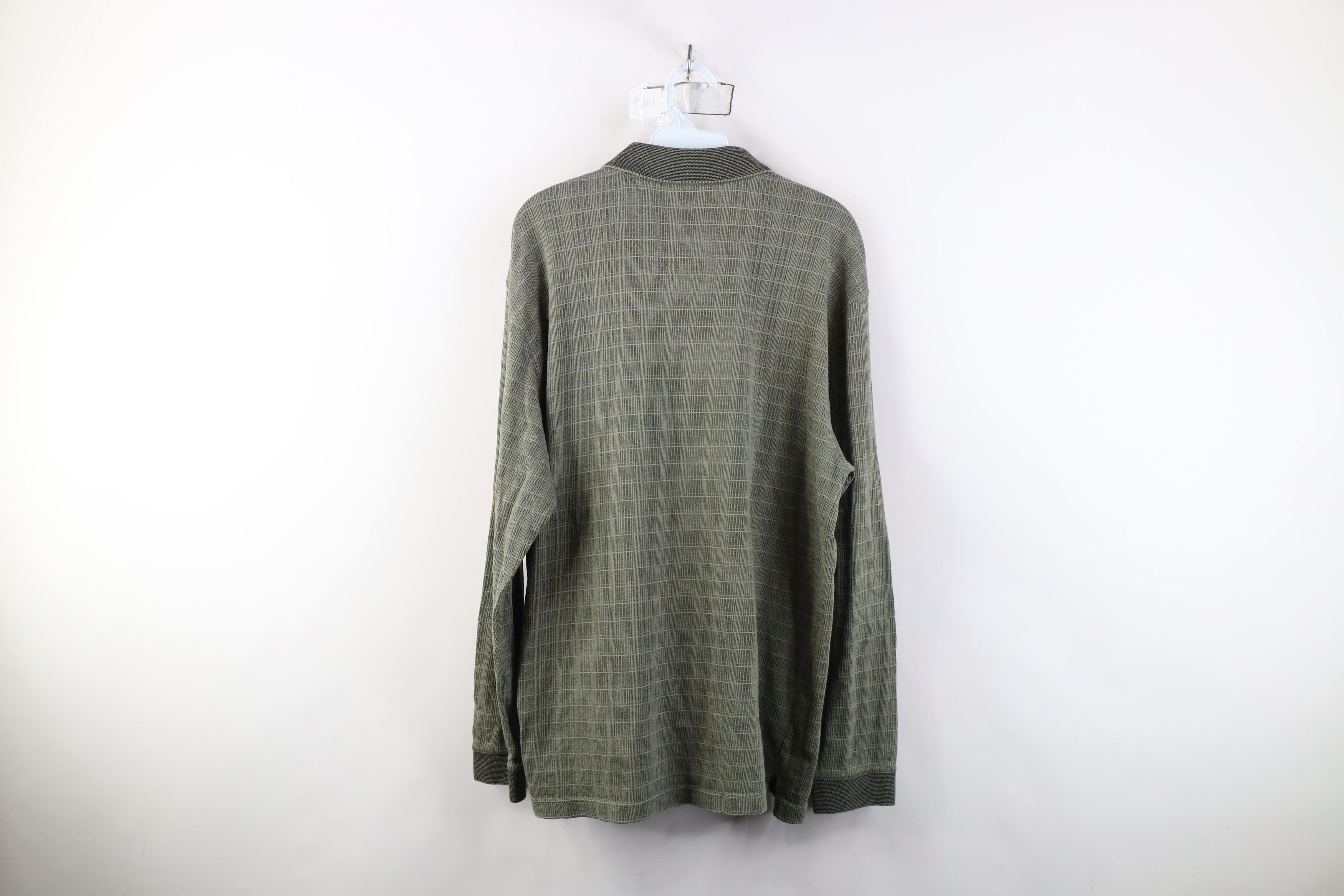 Vintage Vintage 90s Streetwear Knit Long Sleeve Rugby Polo Shirt Size US L / EU 52-54 / 3 - 8 Thumbnail