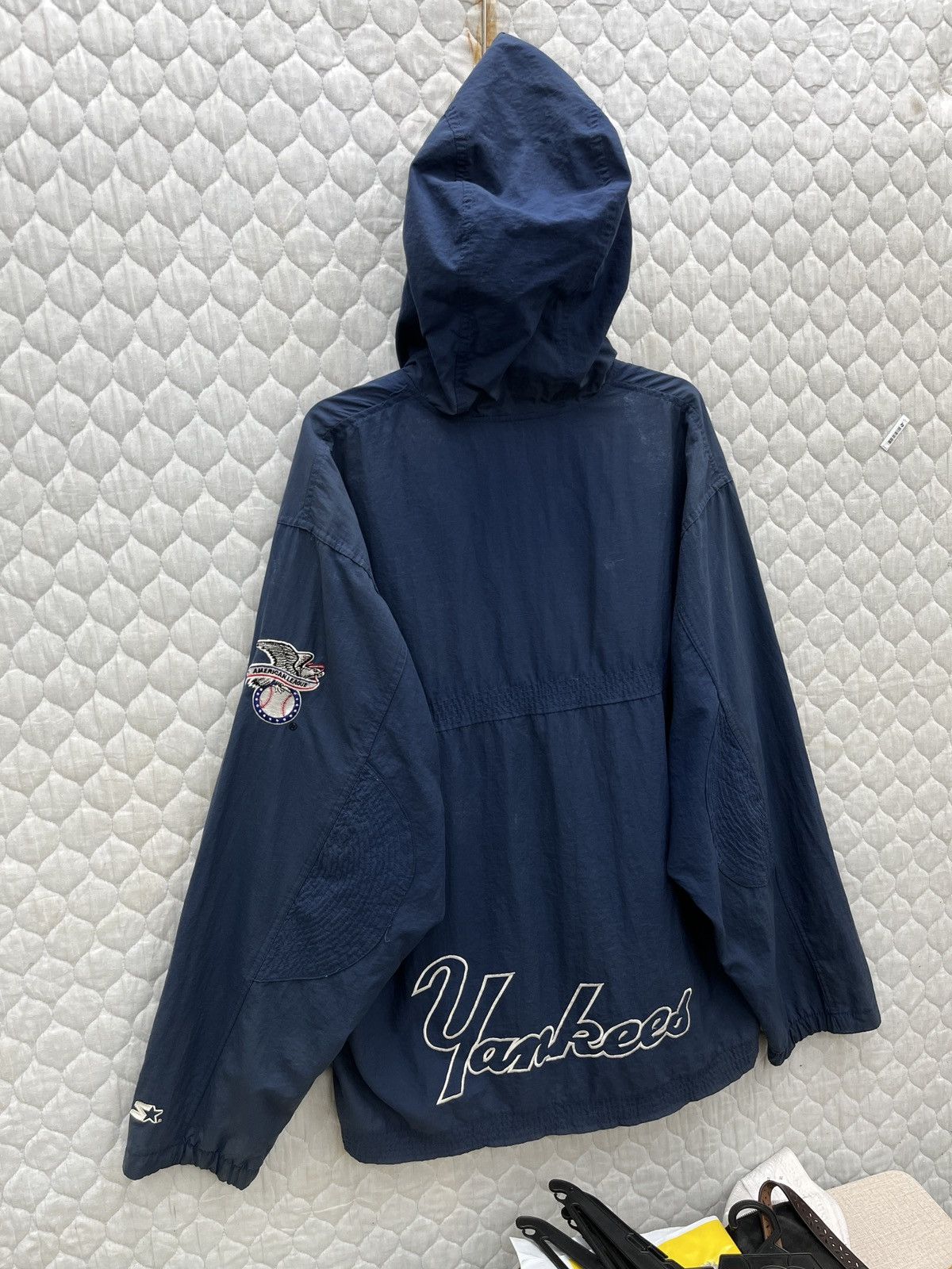 MLB × New York Yankees × Starter 🔥🔥🔥STEALS STARTER MLB NEW YORK YANKEES HOODIE LIGHT JACKET Size US L / EU 52-54 / 3 - 14 Thumbnail
