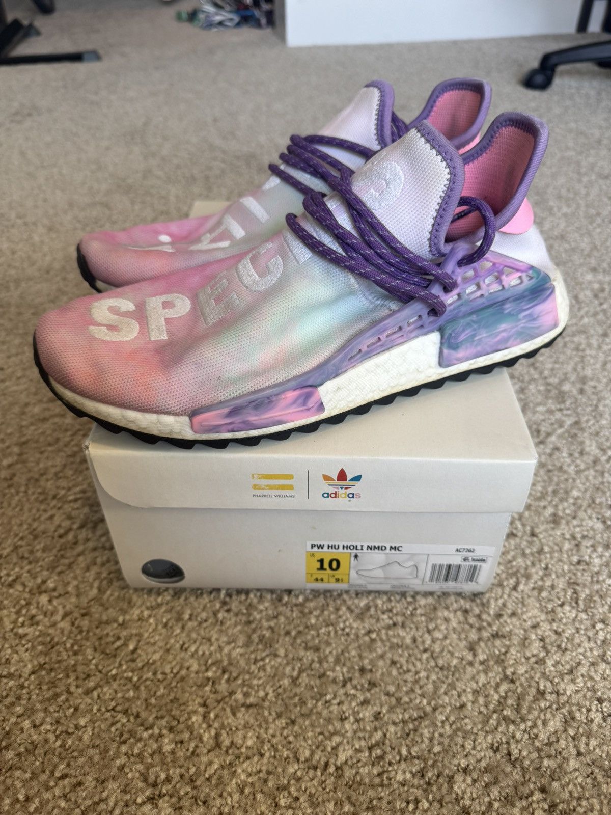 Adidas × Humanrace × Pharrell Pharrell x NMD Human Race Trail 'Holi Festival' Size US 10 / EU 43 - 1 Thumbnail