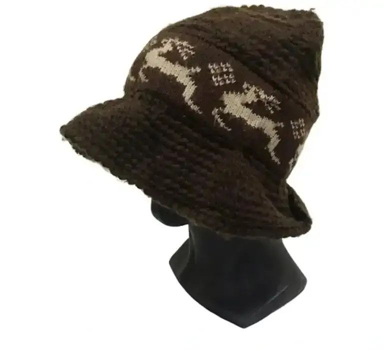 Japanese Brand Navajo Knit Bucket Hat Size ONE SIZE - 1 Thumbnail