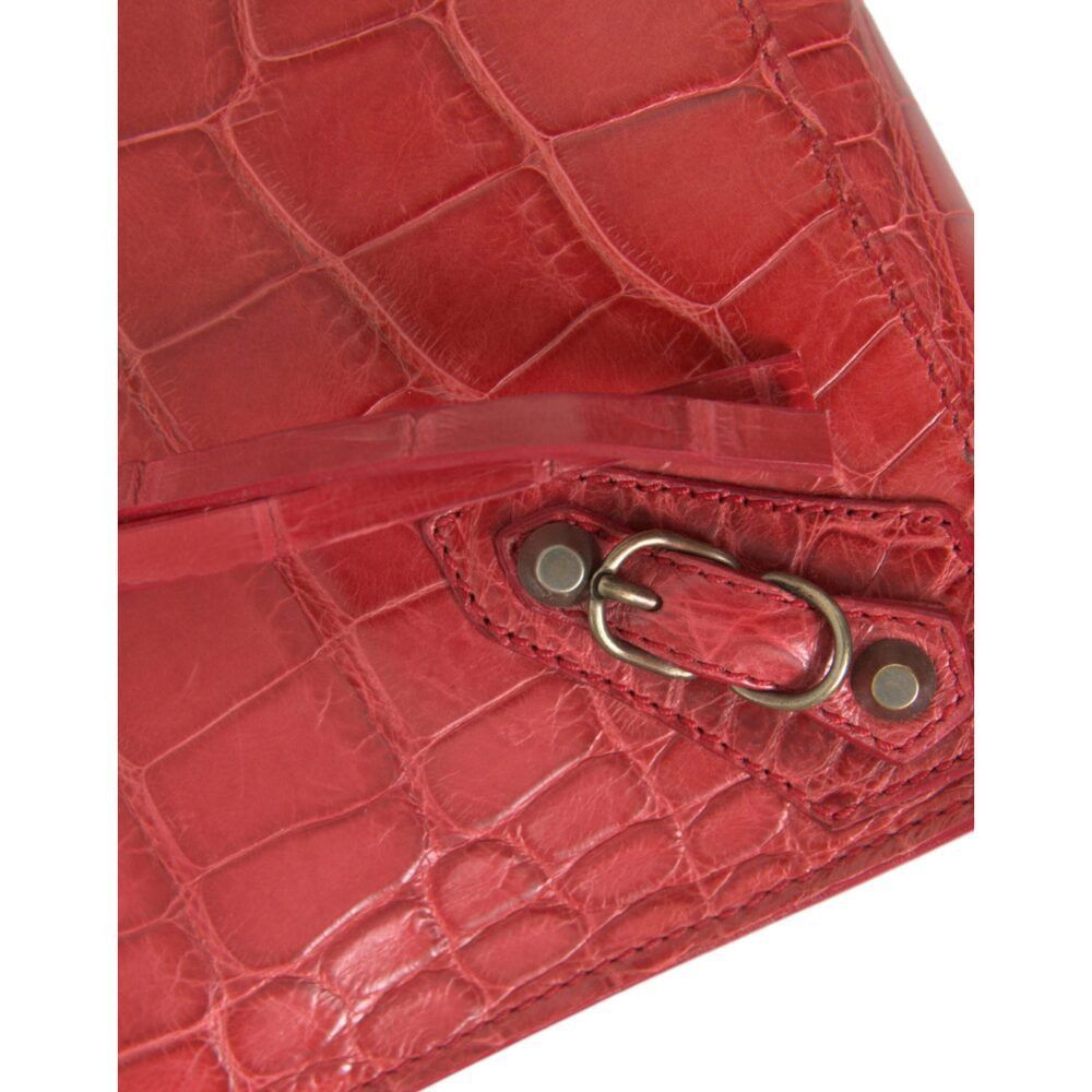 Balenciaga Balenciaga Exotic Red Alligator Leather Clutch Size ONE SIZE - 5 Thumbnail
