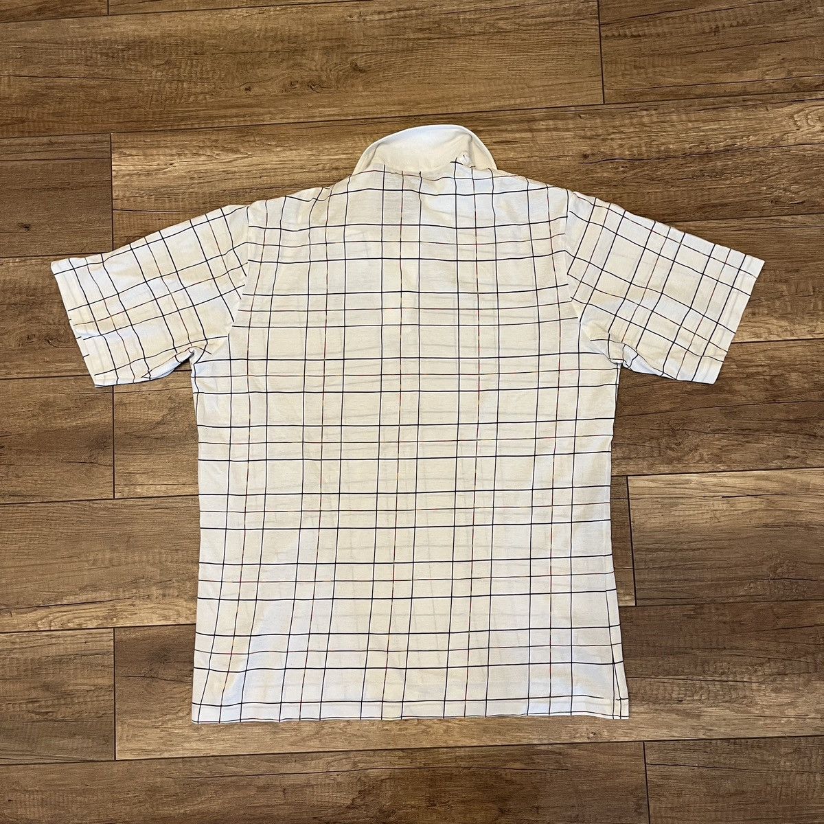 Lacoste × Vintage Vintage Lacoste Club Checked Polo Shirt Tee 90s 80s Retro Size US S / EU 44-46 / 1 - 5 Thumbnail