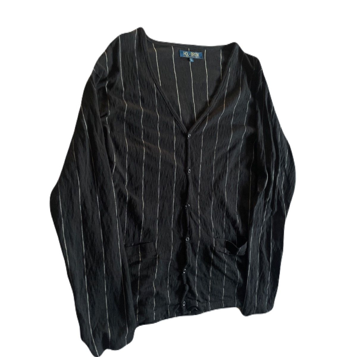 If Six Was Nine 2000s Japanese archive Vkei Gyaruo Stripe Cardigan Y2K Size US M / EU 48-50 / 2 - 3 Thumbnail