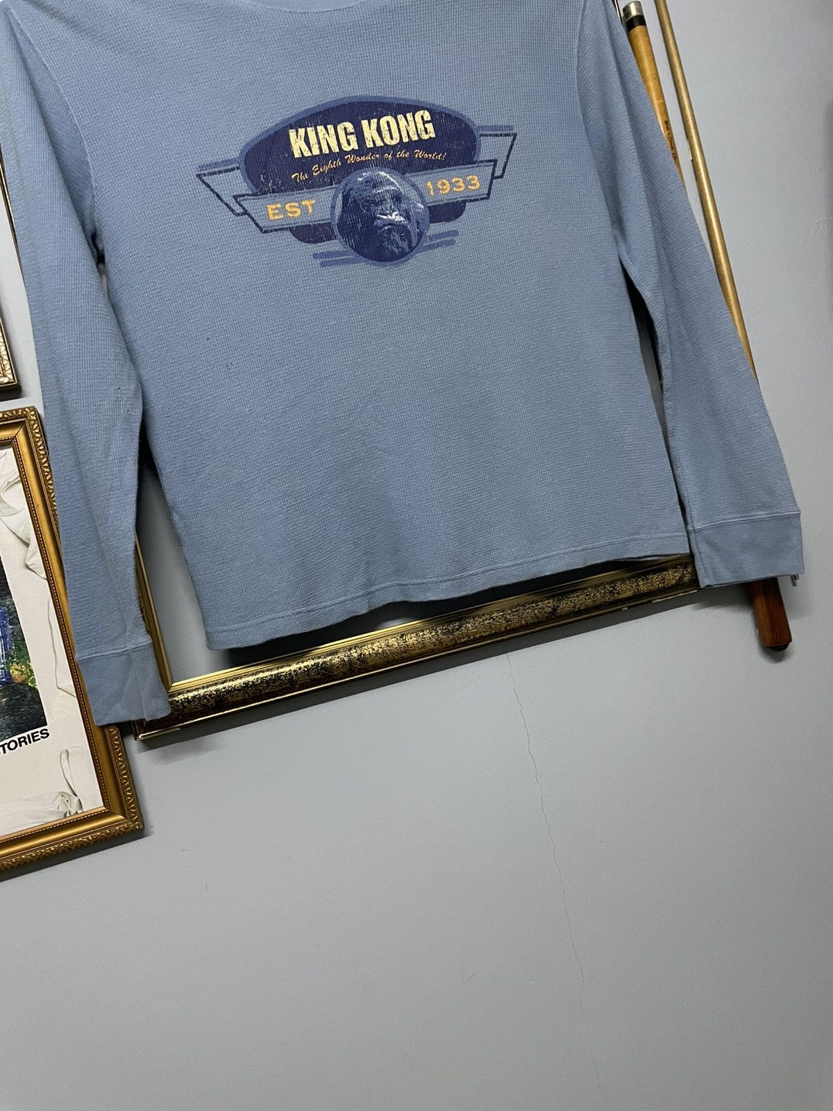 Vintage Vintage Y2K King Kong The Movier Thermal Distressed Tee Size US L / EU 52-54 / 3 - 4 Thumbnail