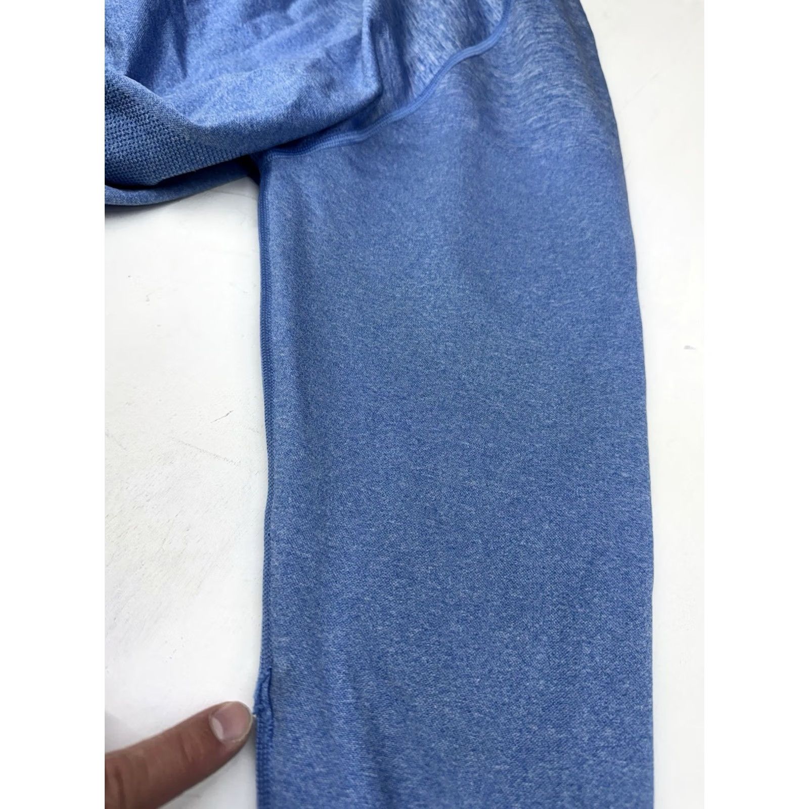 Lululemon Lululemon Pulse Jacket Mens Large Blue Heathered Full Zip Gym Run Train Size US L / EU 52-54 / 3 - 6 Thumbnail