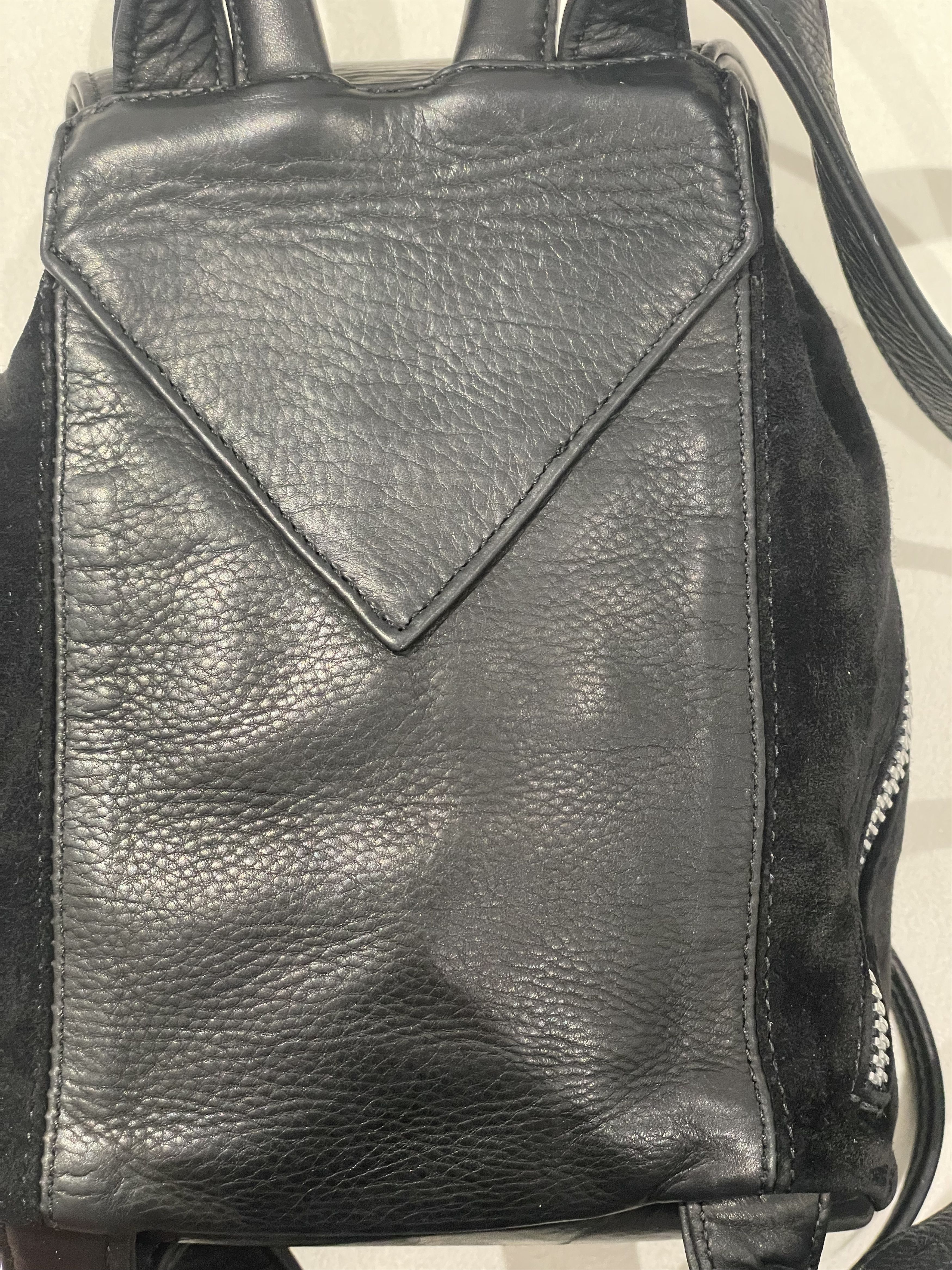 Chrome Hearts Chrome Hearts Silver Dagger Suede Black Bucket Backpack Size ONE SIZE - 14 Thumbnail