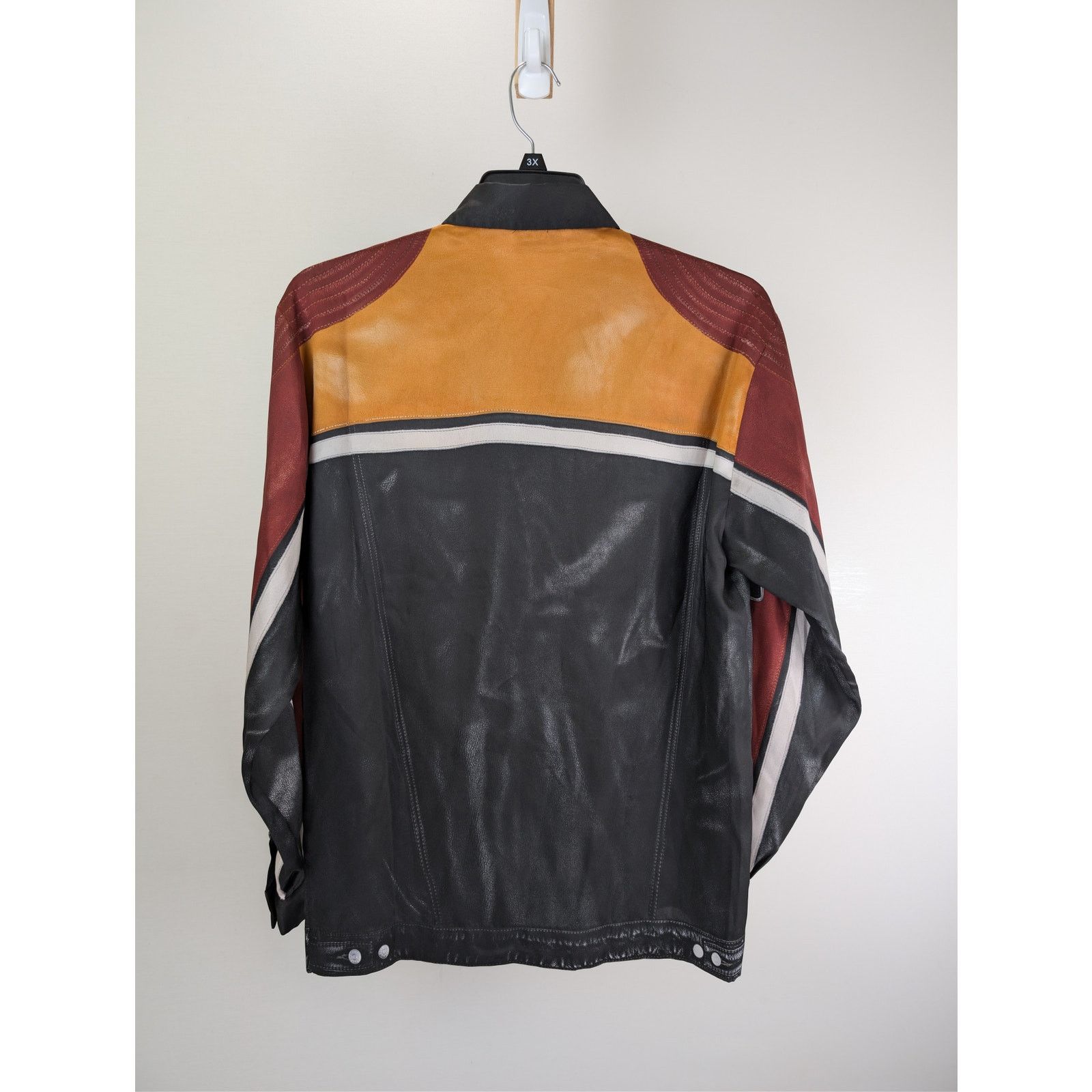 Diesel o1rshd1 S-Gilliam Biker-Jacket Effect Shirt in Black Size US L / EU 52-54 / 3 - 9 Thumbnail
