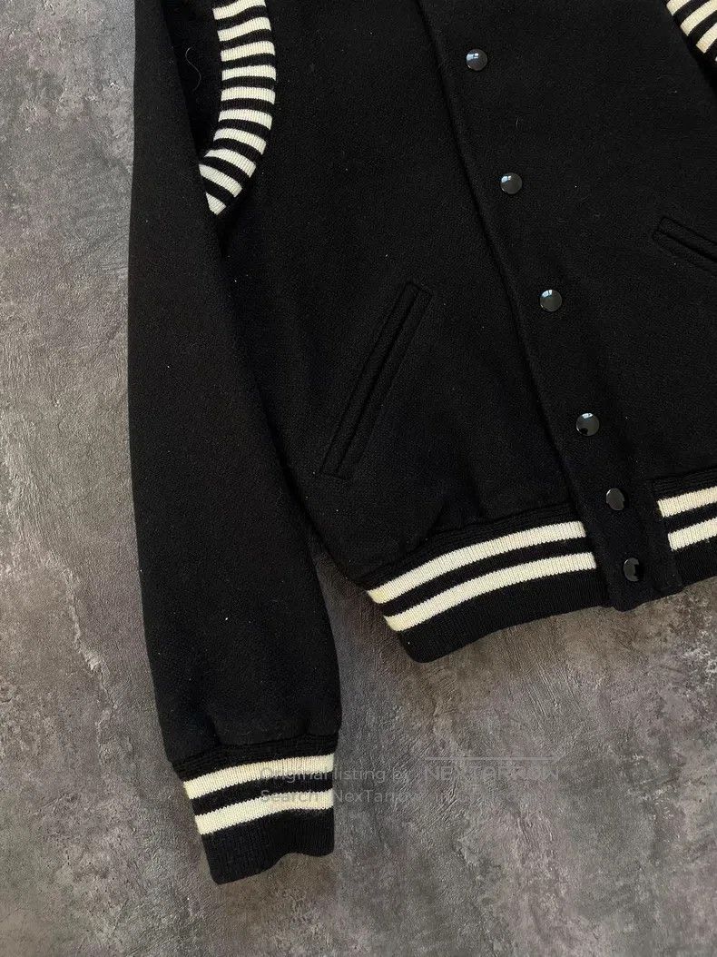 Saint Laurent Paris Saint Laurent Paris Zebra print patchwork woolen baseball Size XS / US 0-2 / IT 36-38 - 3 Thumbnail