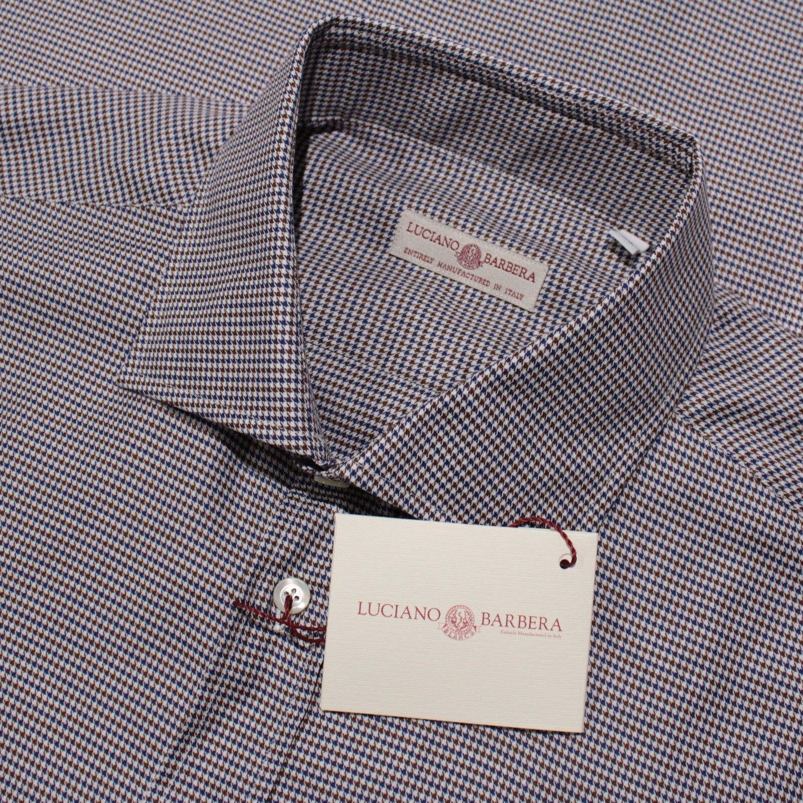 Luciano Barbera Luciano Barbera New with tags Shirt Size XL US In Brown Size US XL / EU 56 / 4 - 1 Thumbnail