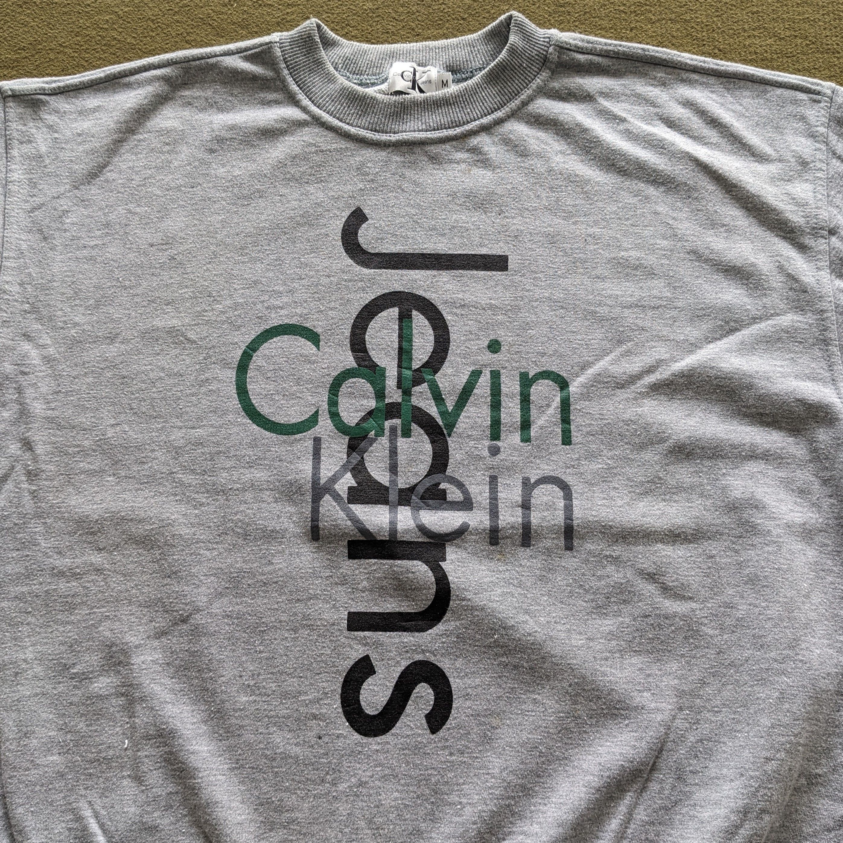 Calvin Klein Vintage Calvin Klein Jeans Sweatshirt Size US M / EU 48-50 / 2 - 2 Thumbnail