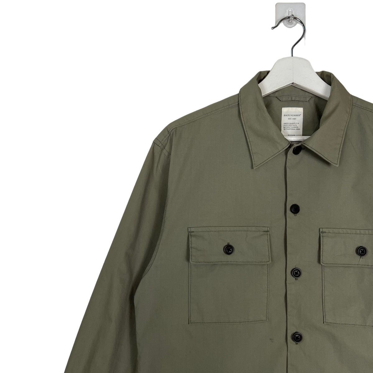 Japanese Brand 🔥 BACK NUMBER MILITARY STYLE JACKET Size US M / EU 48-50 / 2 - 4 Thumbnail