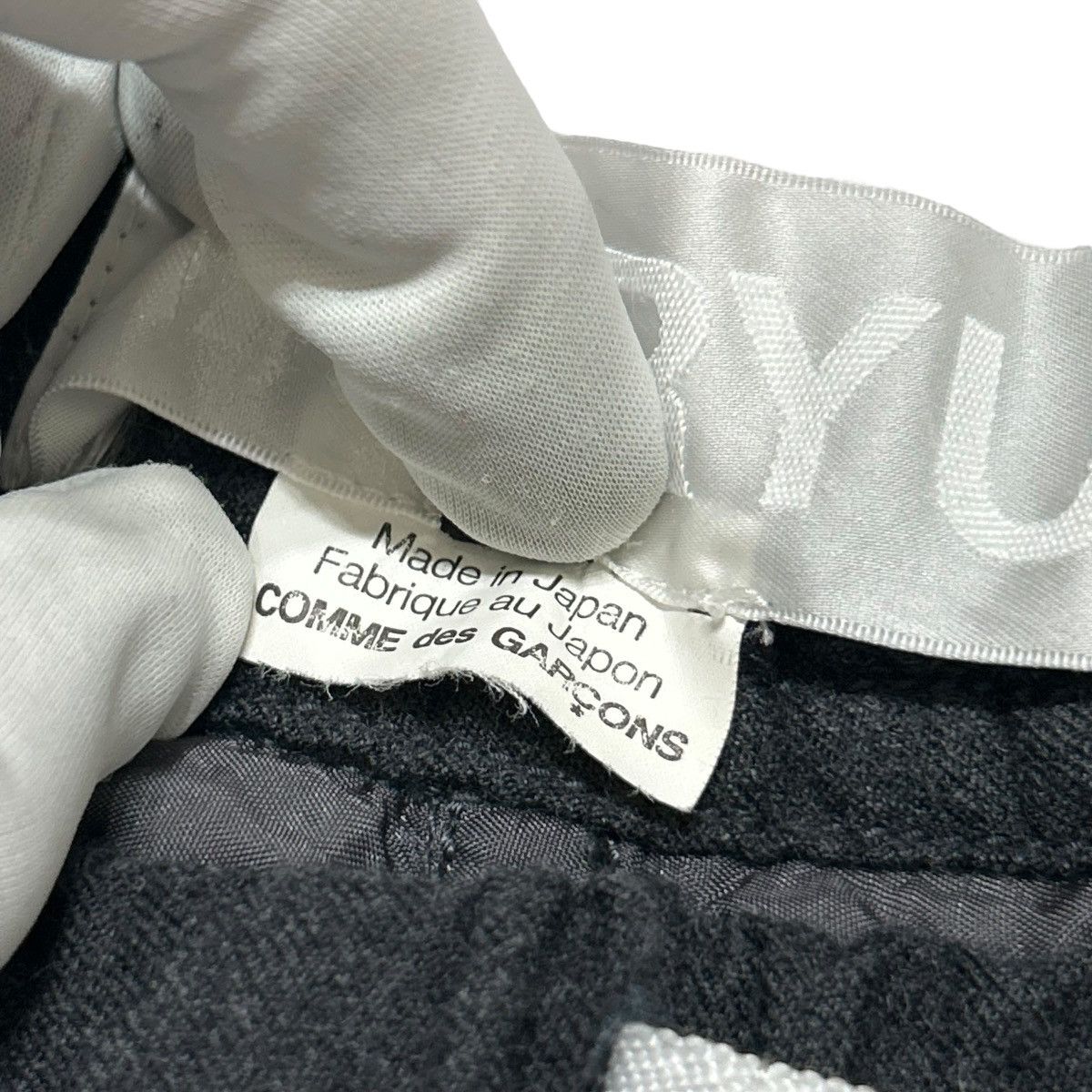 Comme des Garcons 554 Comme Des Garcons GANRYU pants trousers men gray wool Size US 28 / EU 44 - 6 Thumbnail