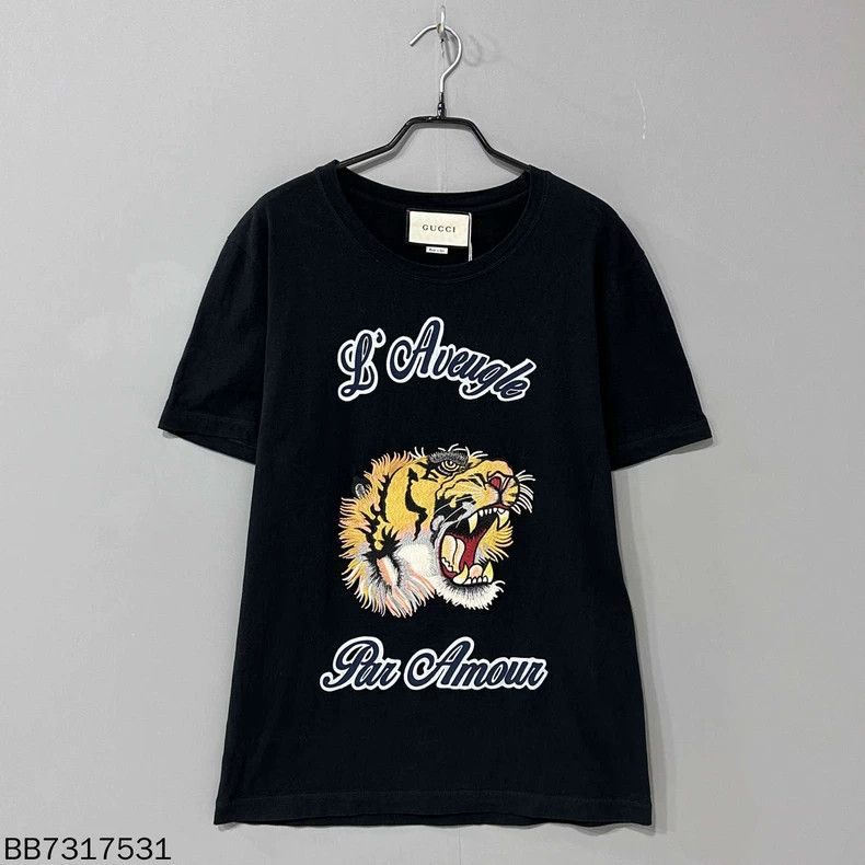Gucci Tiger head embroidered short sleeves 2503-Nextarrow