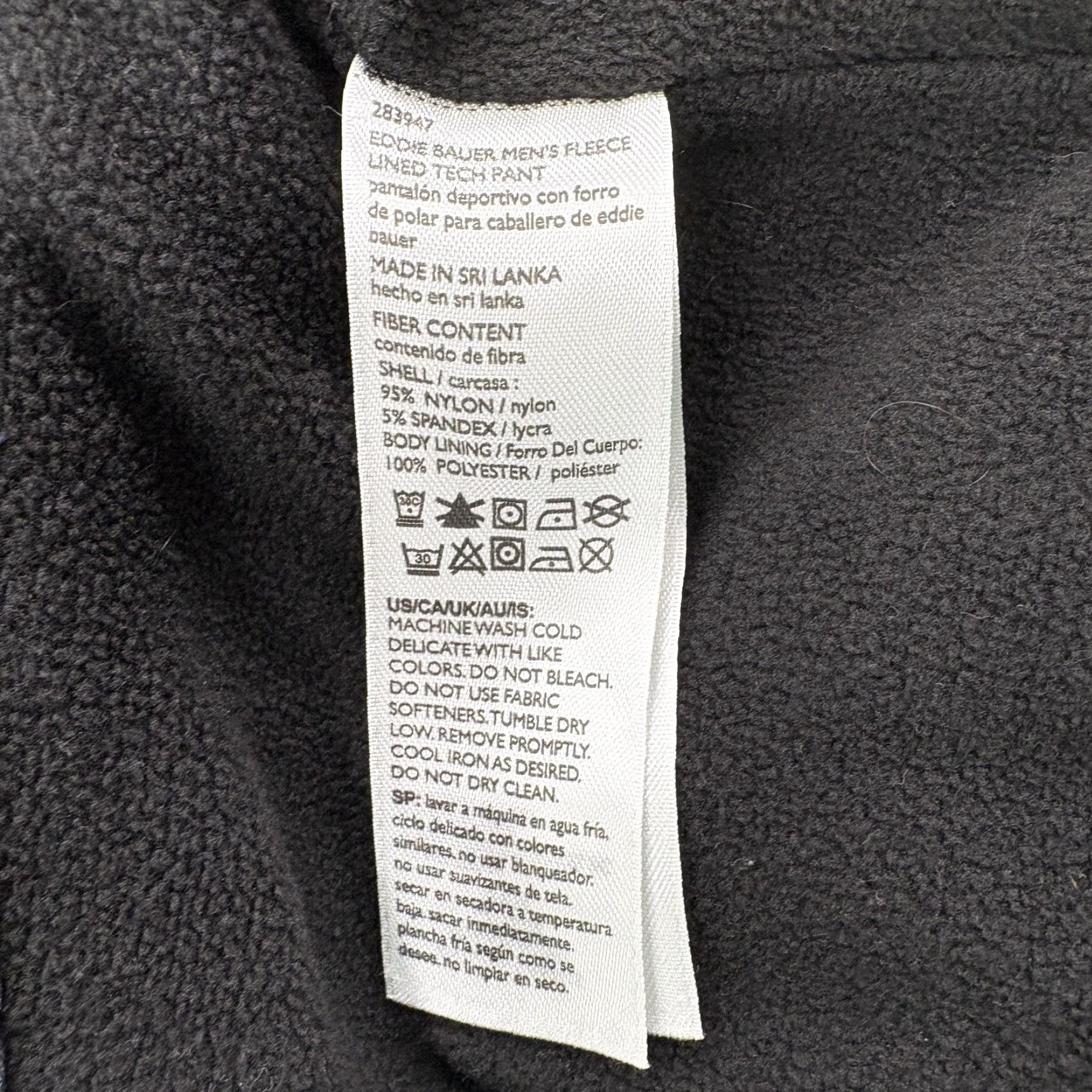 Eddie Bauer Eddie Bauer Fleece Lined Tech Pants Mens 38x32 Blue Softshell Hiking Winter Camp Pants Mens Regular Khakis Nylon Spandex Polyester Size US 38 / EU 54 - 4 Thumbnail