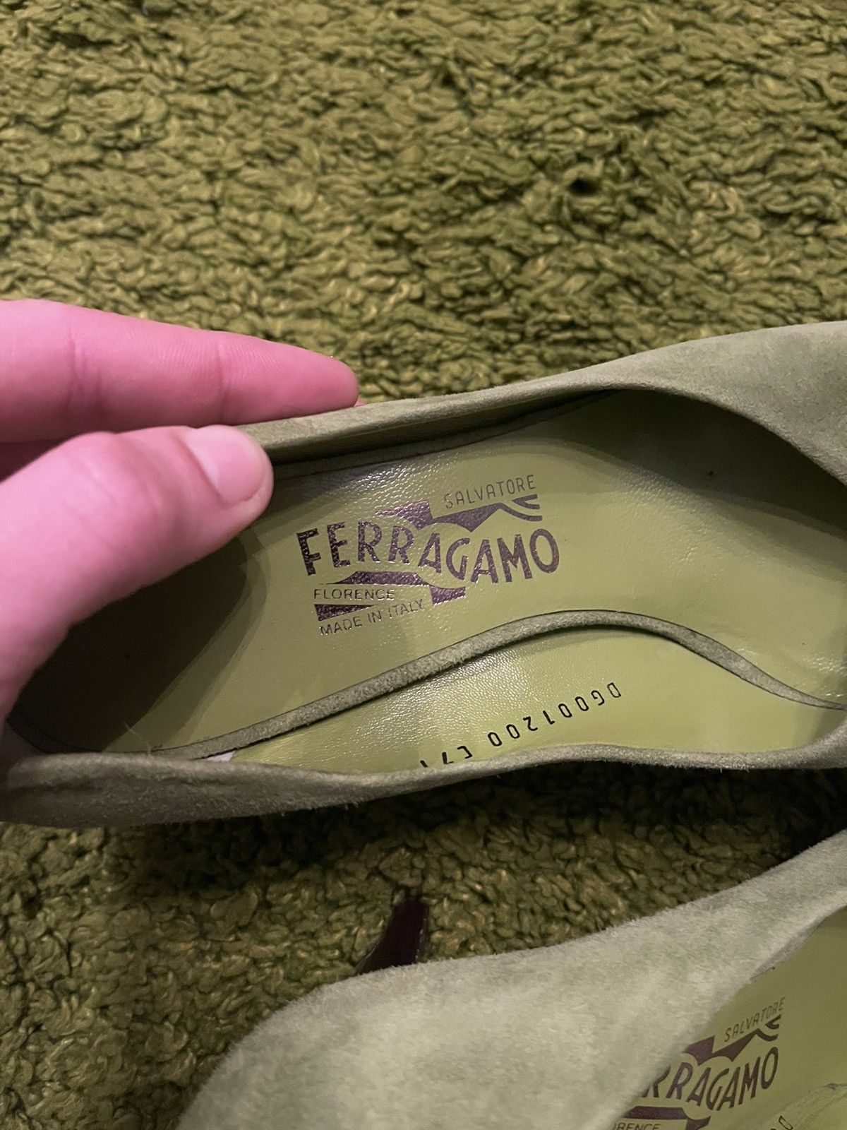 Designer × Salvatore Ferragamo 🐍 Salvatore Ferragamo real leather heels shoes Size US 8.5 / IT 38.5 - 8 Thumbnail