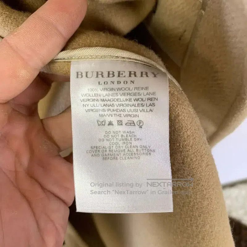 Burberry Burberry Khaki Wool Lady's Coat. Size XXS / US 00 / IT 34 - 4 Thumbnail