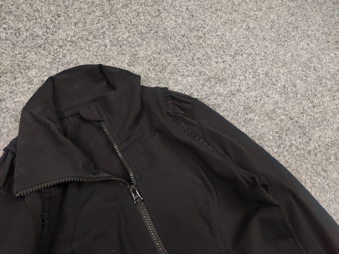 Lululemon Lululemon Stretch Black Braids High neck Zip Front Jacket Size M / US 6-8 / IT 42-44 - 8 Thumbnail