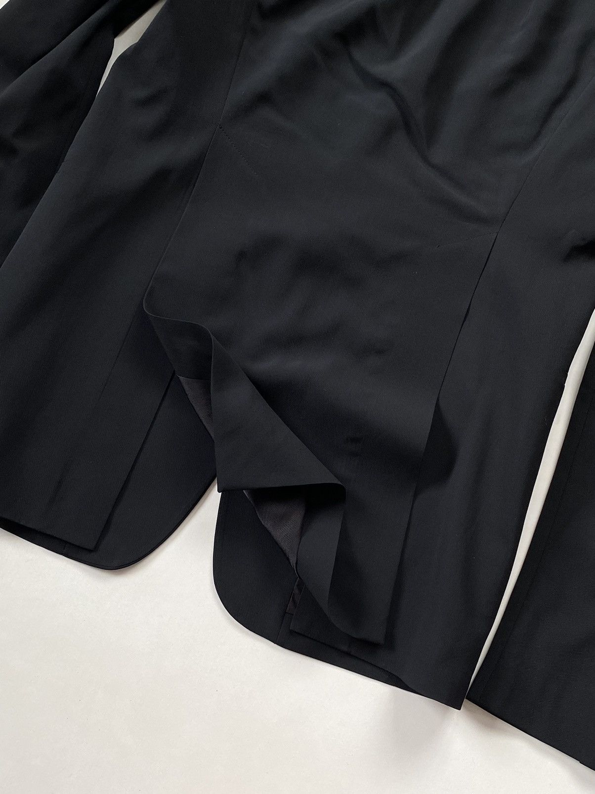 Rick Owens 🔥Rick Owens Soft Wool Single Button Tailored Jacket Black Size US M / EU 48-50 / 2 - 19 Thumbnail
