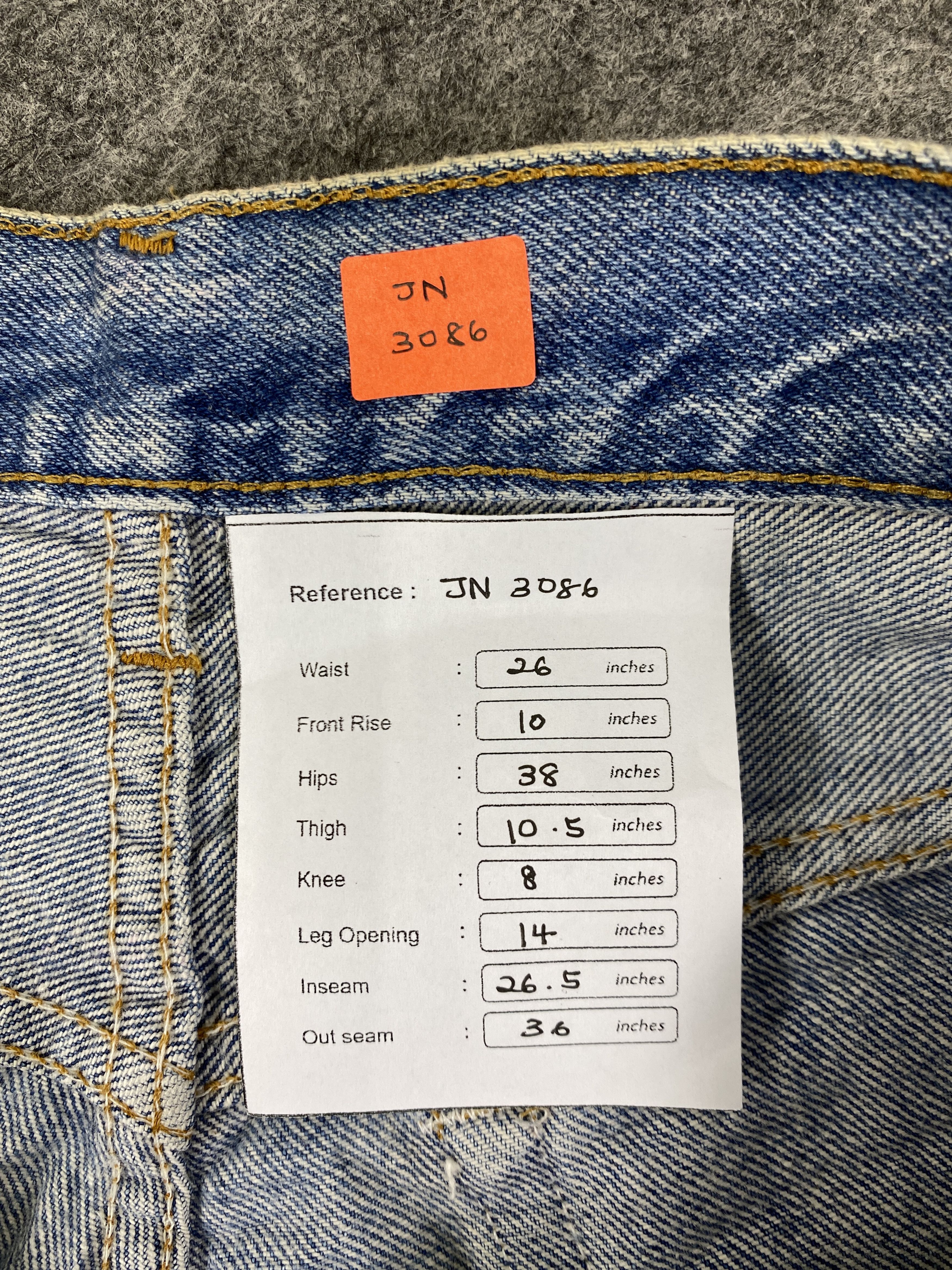 Levi's Light Blue Wash Vintage Levis 501 Jeans 26x26.5 - JN3086 Size US 26 / EU 42 - 8 Thumbnail