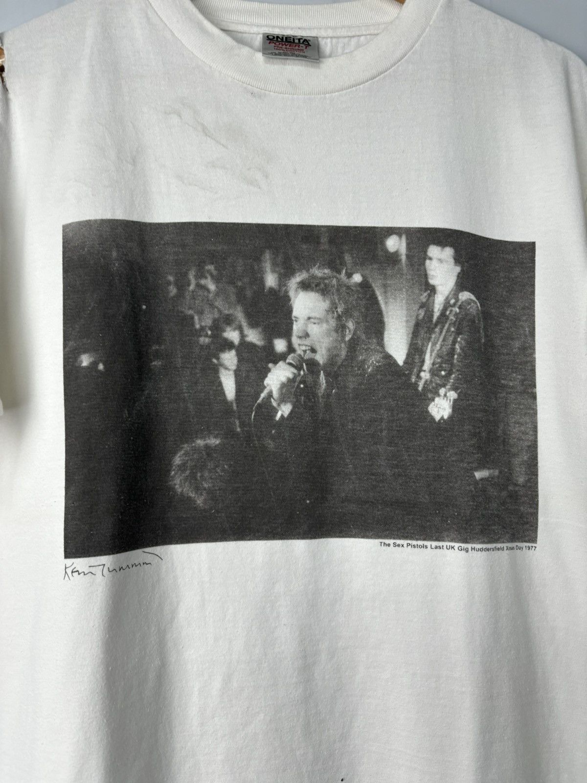 Band Tees × Vintage VERY RARE! Vintage 1977 Sex Pistol Phototee Last Gig Size US L / EU 52-54 / 3 - 6 Thumbnail