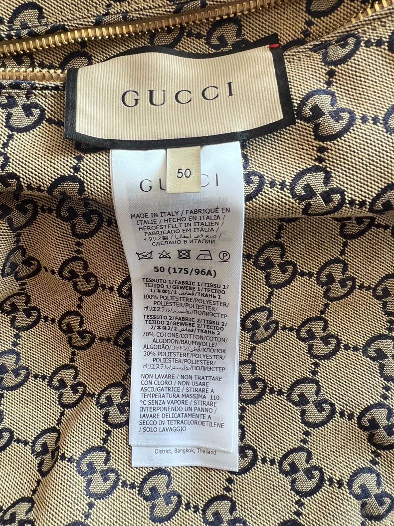 Gucci Gucci SS22 solid color double-sided wear full print letter Size US M / EU 48-50 / 2 - 7 Thumbnail
