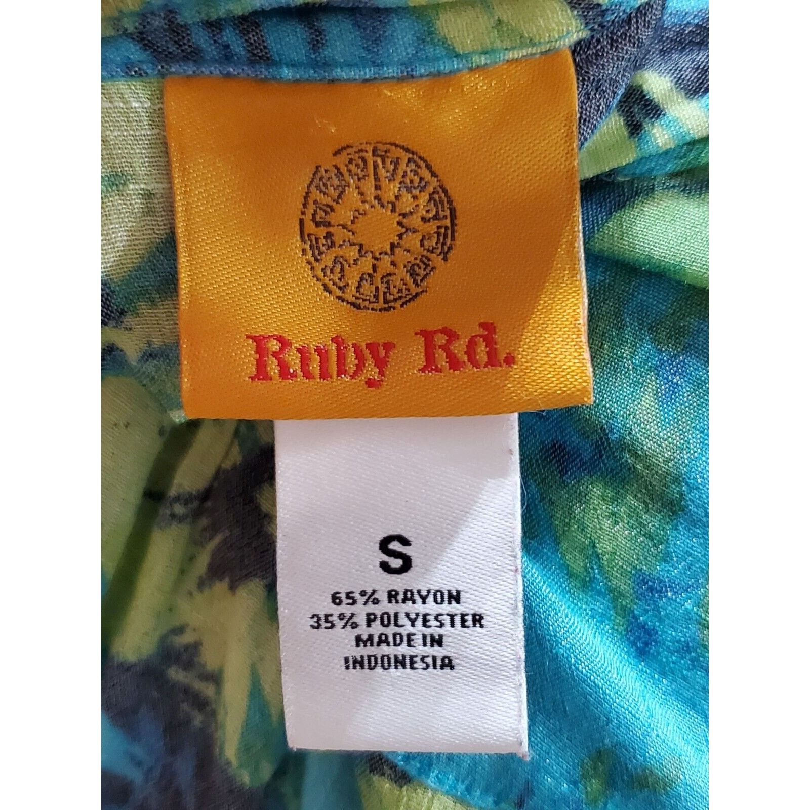 Other Ruby Rd. Floral Viscose Long Sleeve Button Down Shirt Small Size S / US 4 / IT 40 - 8 Thumbnail