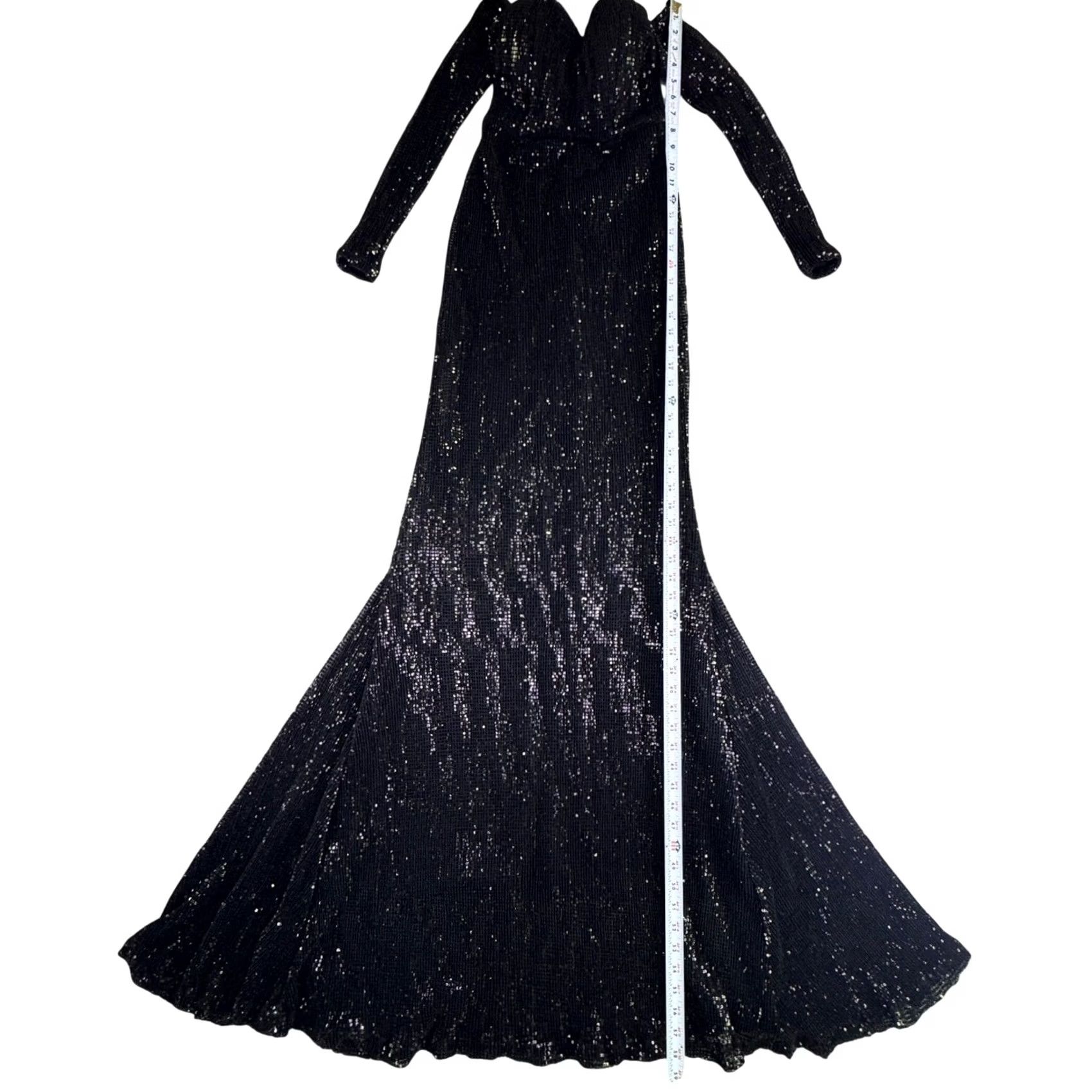 long sleeve summer wedding guest dress Elegant Glittery V-Neck Midi Lauren Elaine Isla | Dazzle in this glittery Kids Size:6T Size-XL
