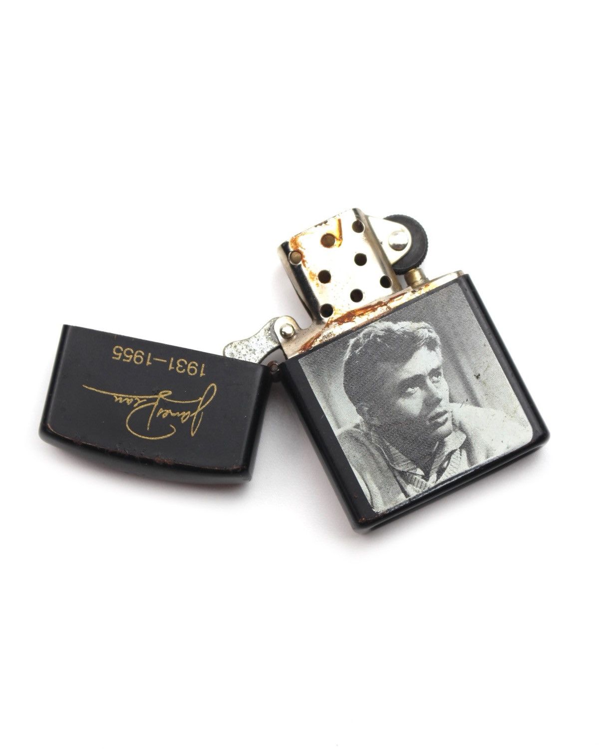 Vintage 2000S JAPANESE MADE BLACK JAMES DEAN SIGNATURE LIGHTER Size ONE SIZE - 2 Thumbnail