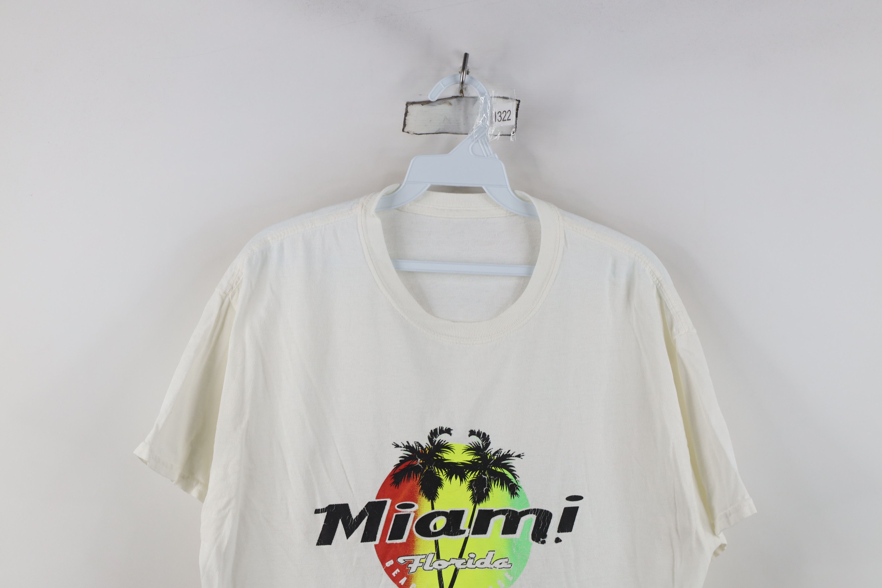 Vintage Vintage 90s Y2K Streetwear Spell Out Miami Florida T-Shirt Size US L / EU 52-54 / 3 - 2 Thumbnail