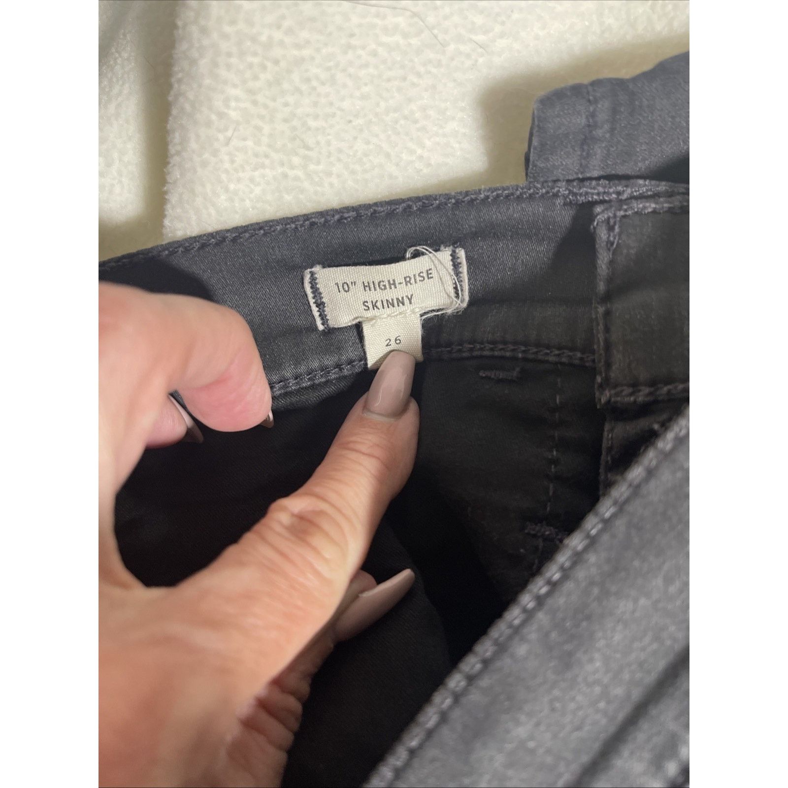 Madewell Madewell Jeans Women's Sz 26 Black Denim High Rise Ankle Size 26" / US 2 / IT 38 - 6 Thumbnail