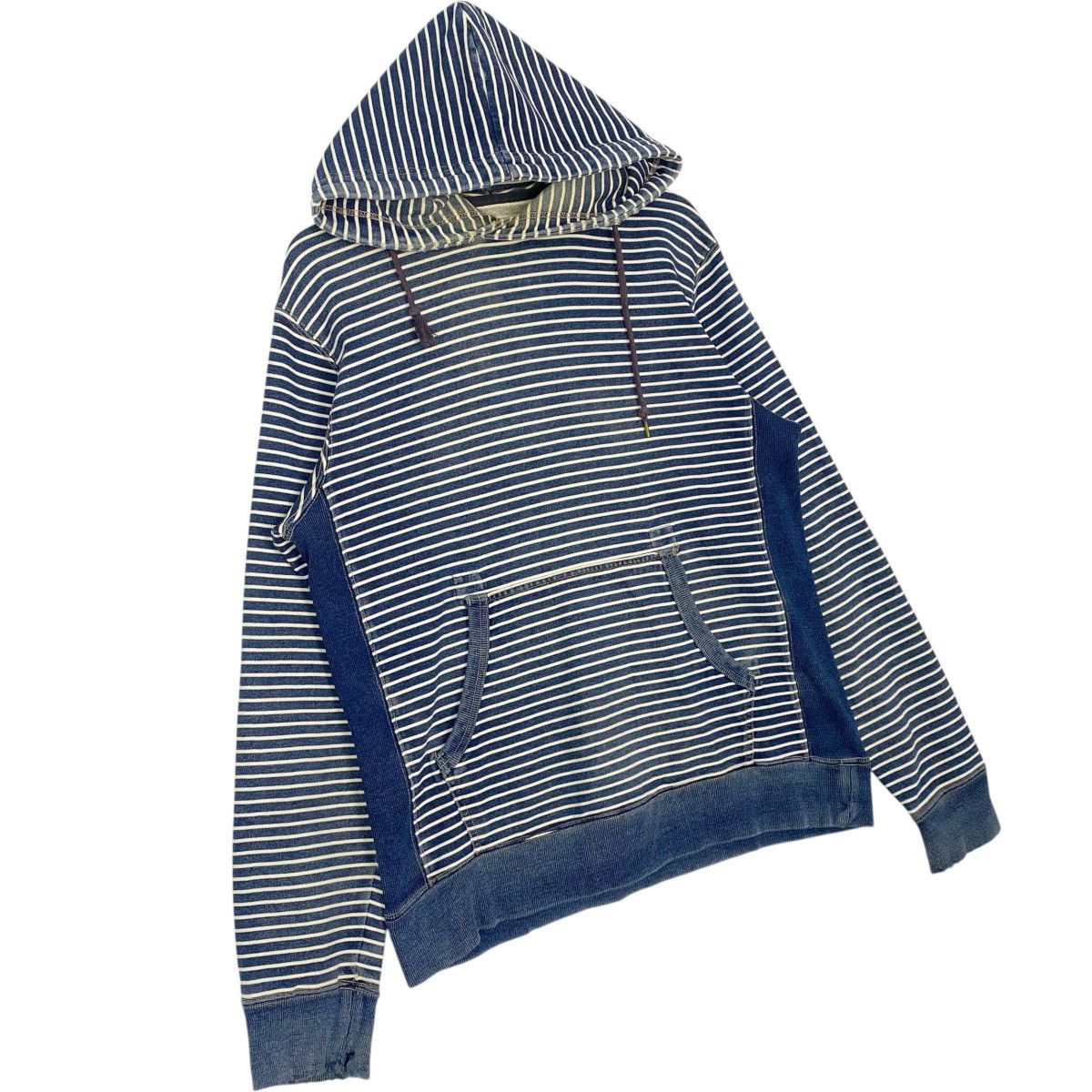 Vintage Vintage Anti Ballistic Hoodie Sweater Blue/White Size L Size US L / EU 52-54 / 3 - 3 Thumbnail